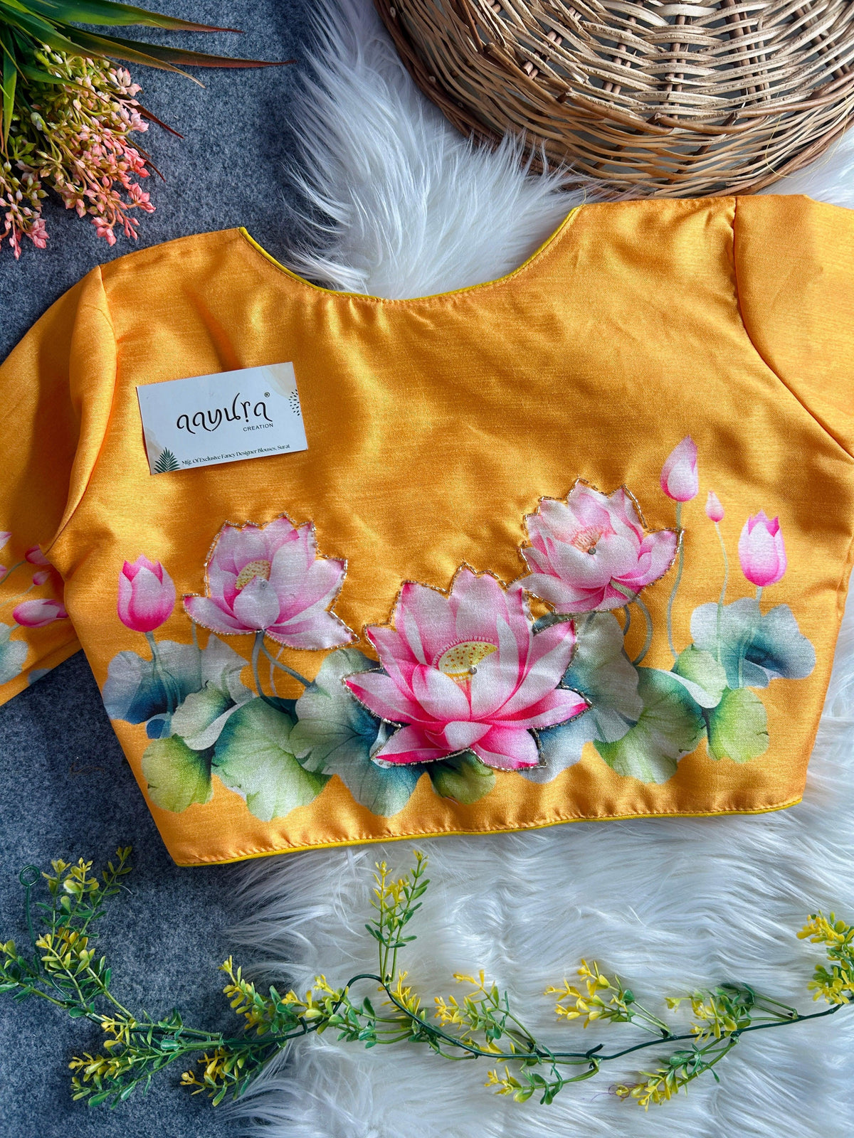 LOTUS PRINT BLOUSE - 2