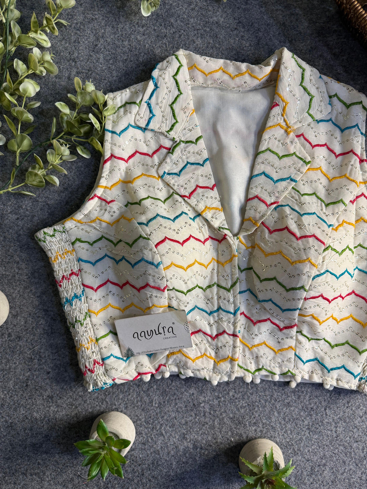 FlexiFit Cotton Designer Blouse