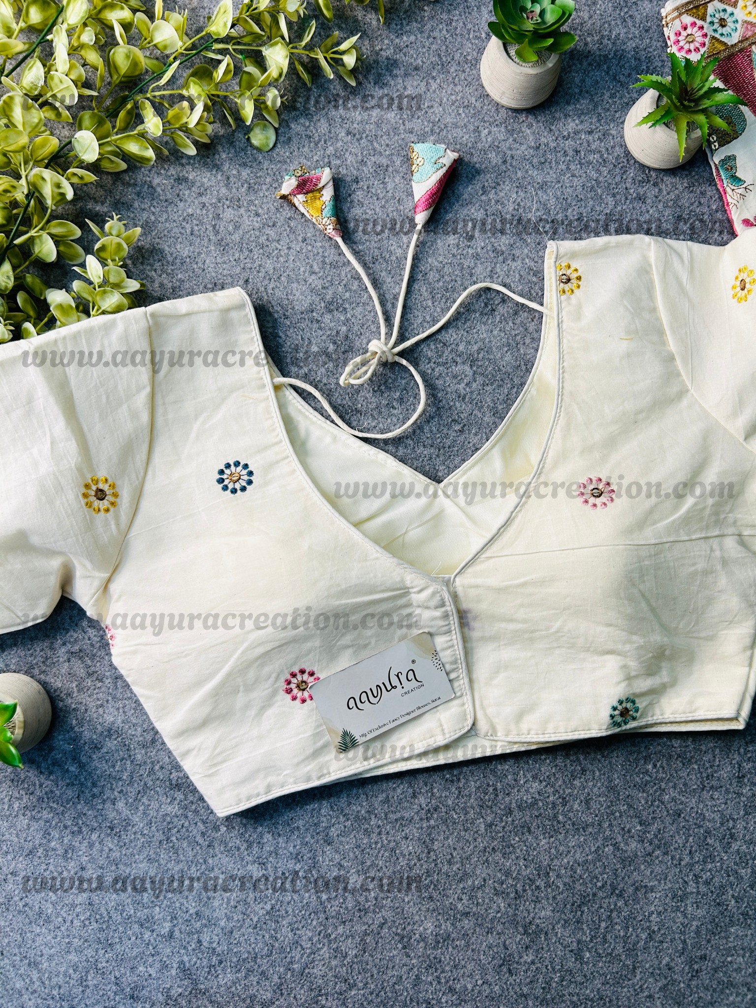 Embroidery Cotton Blouse