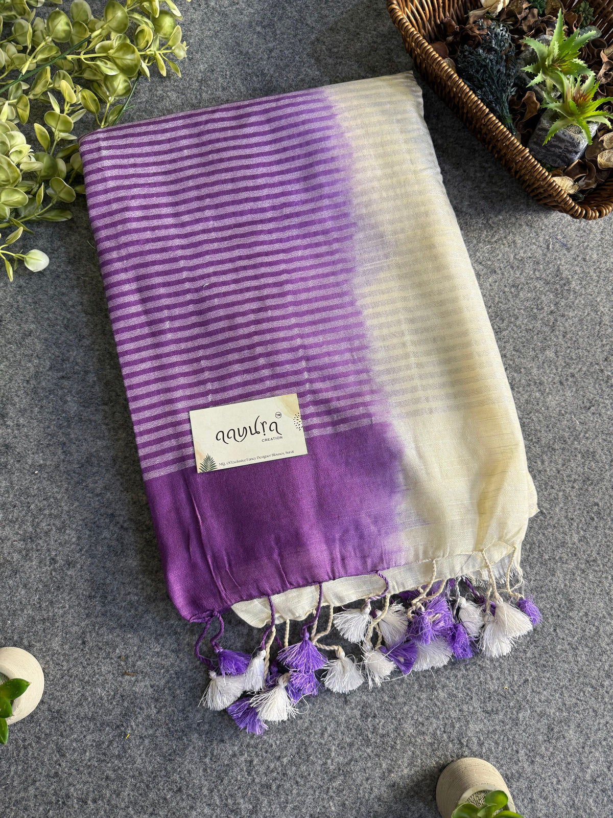 Linen Duo Saree