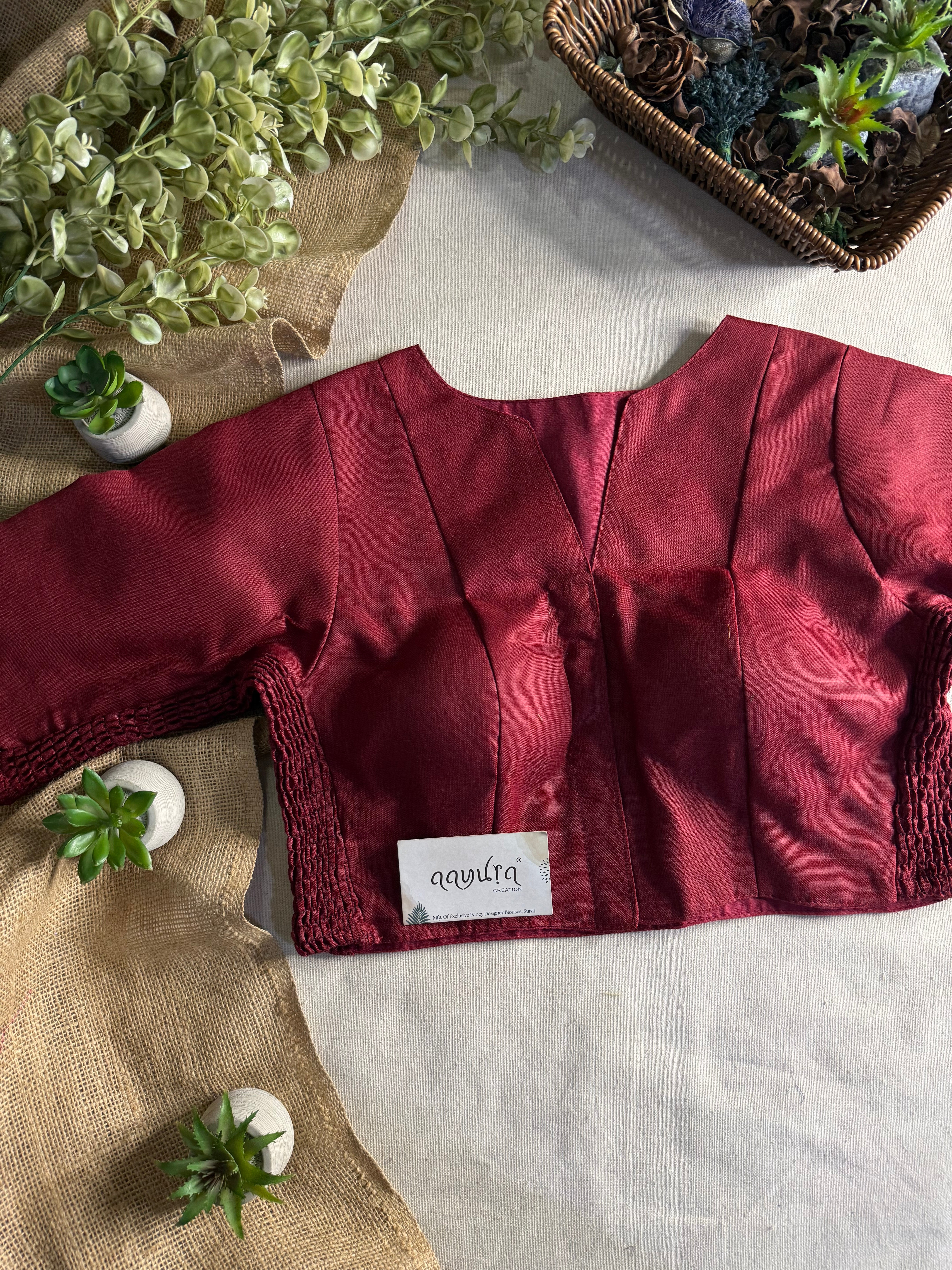 Comfort Fit Cotton Blouse