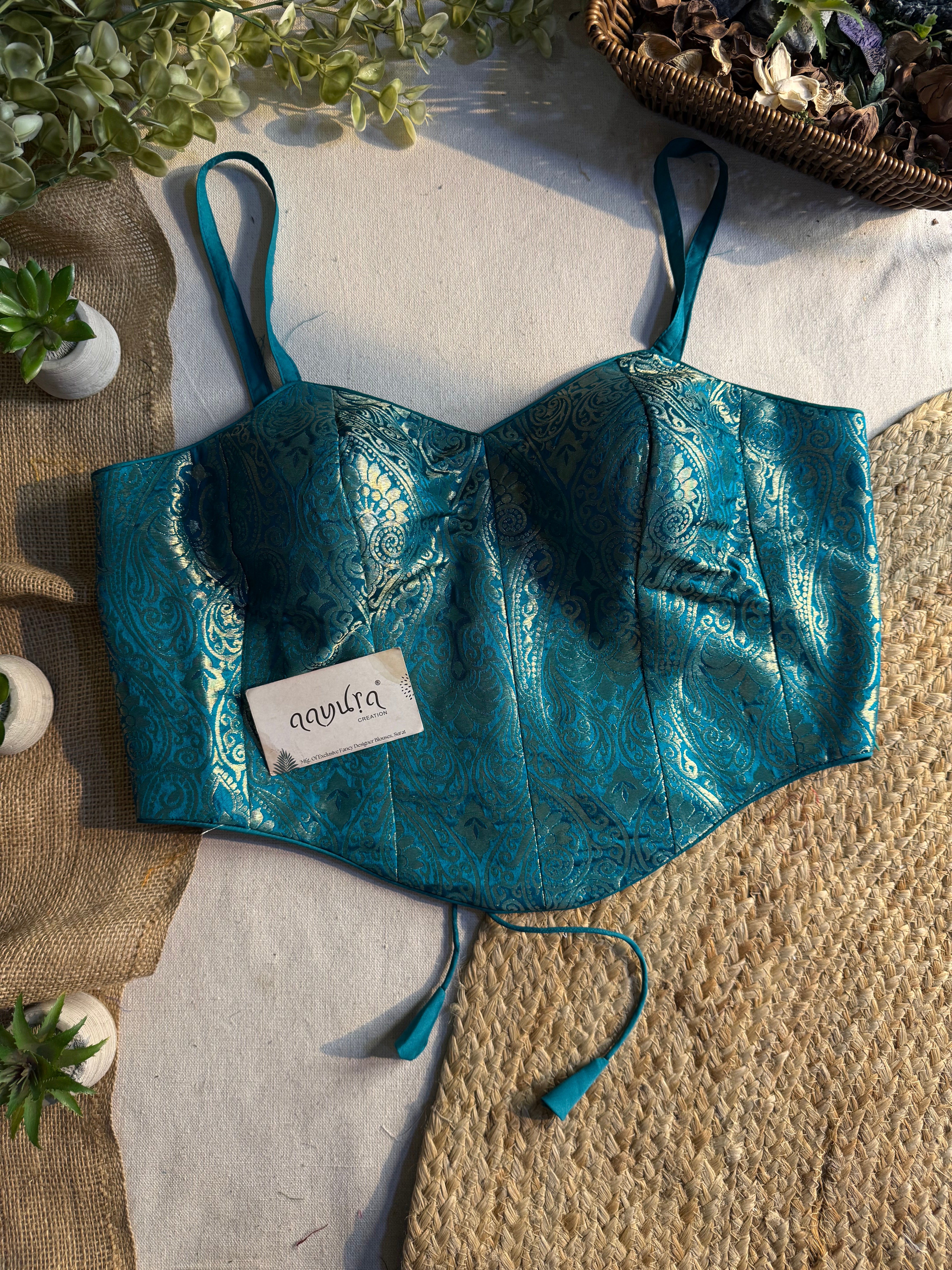 Banarasi Backless Blouse