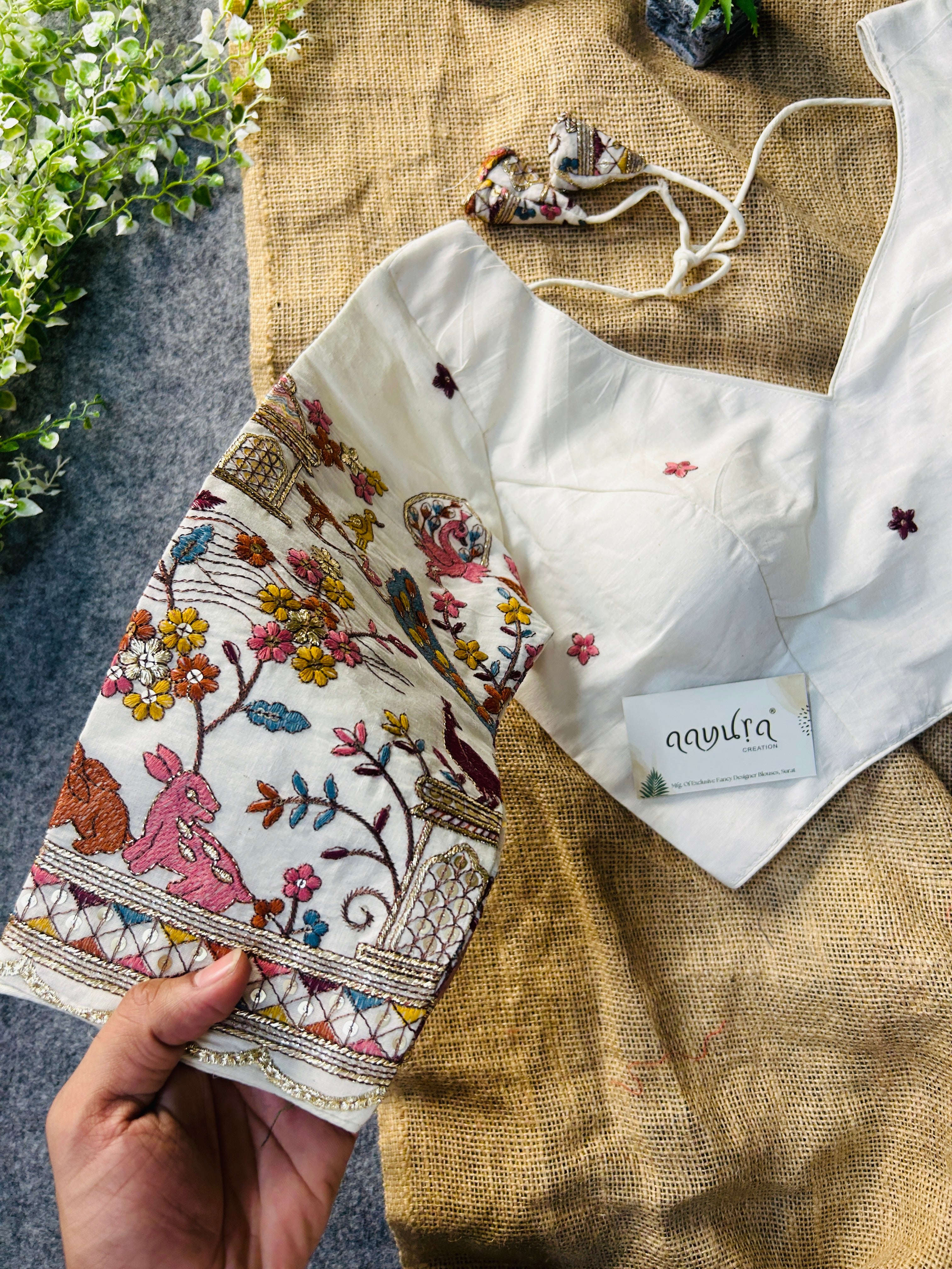 Embroidery Cotton Blouse