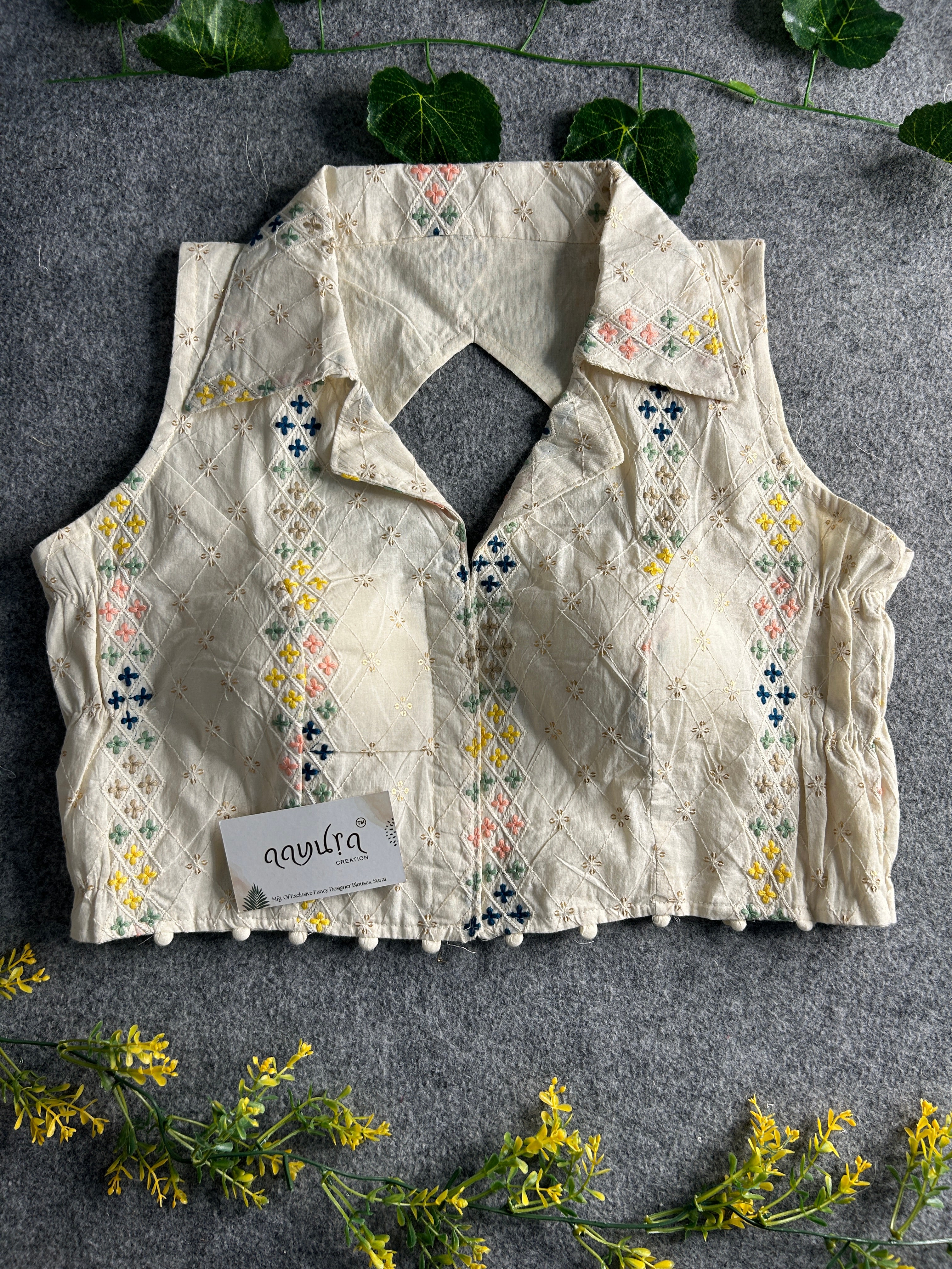 Khadi Stretchable Blouse