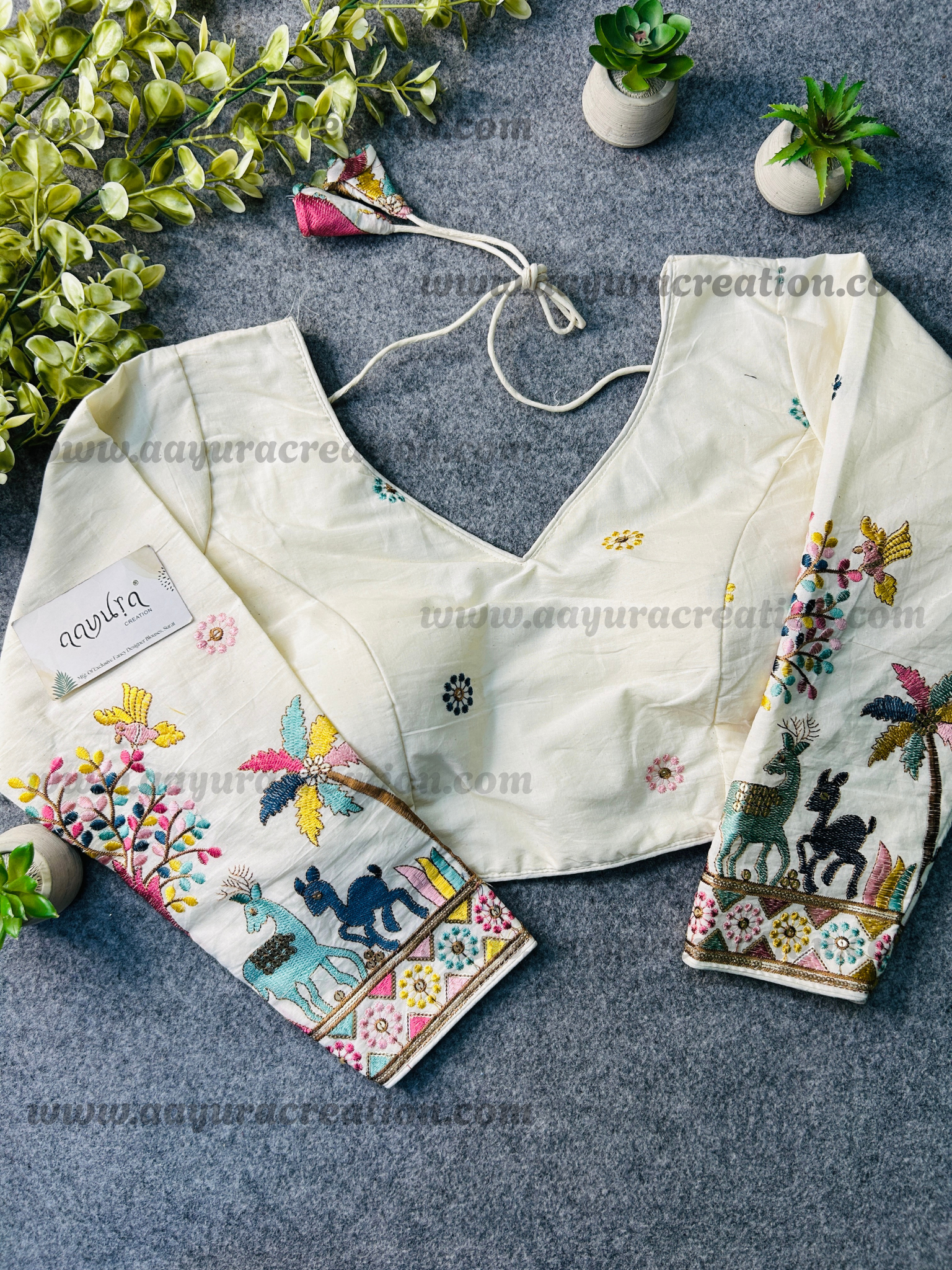 Embroidery Cotton Blouse