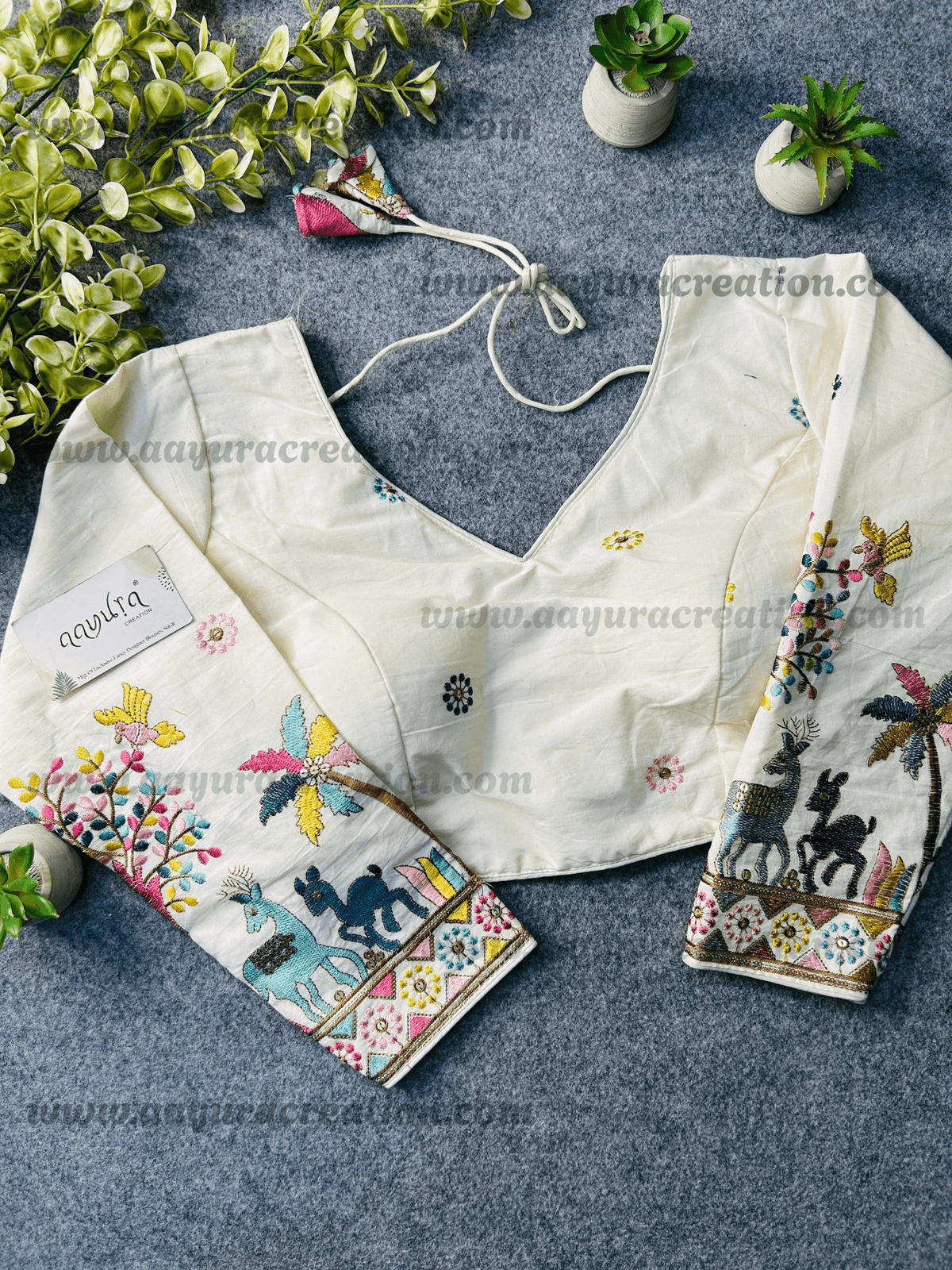 Embroidery Cotton Blouse