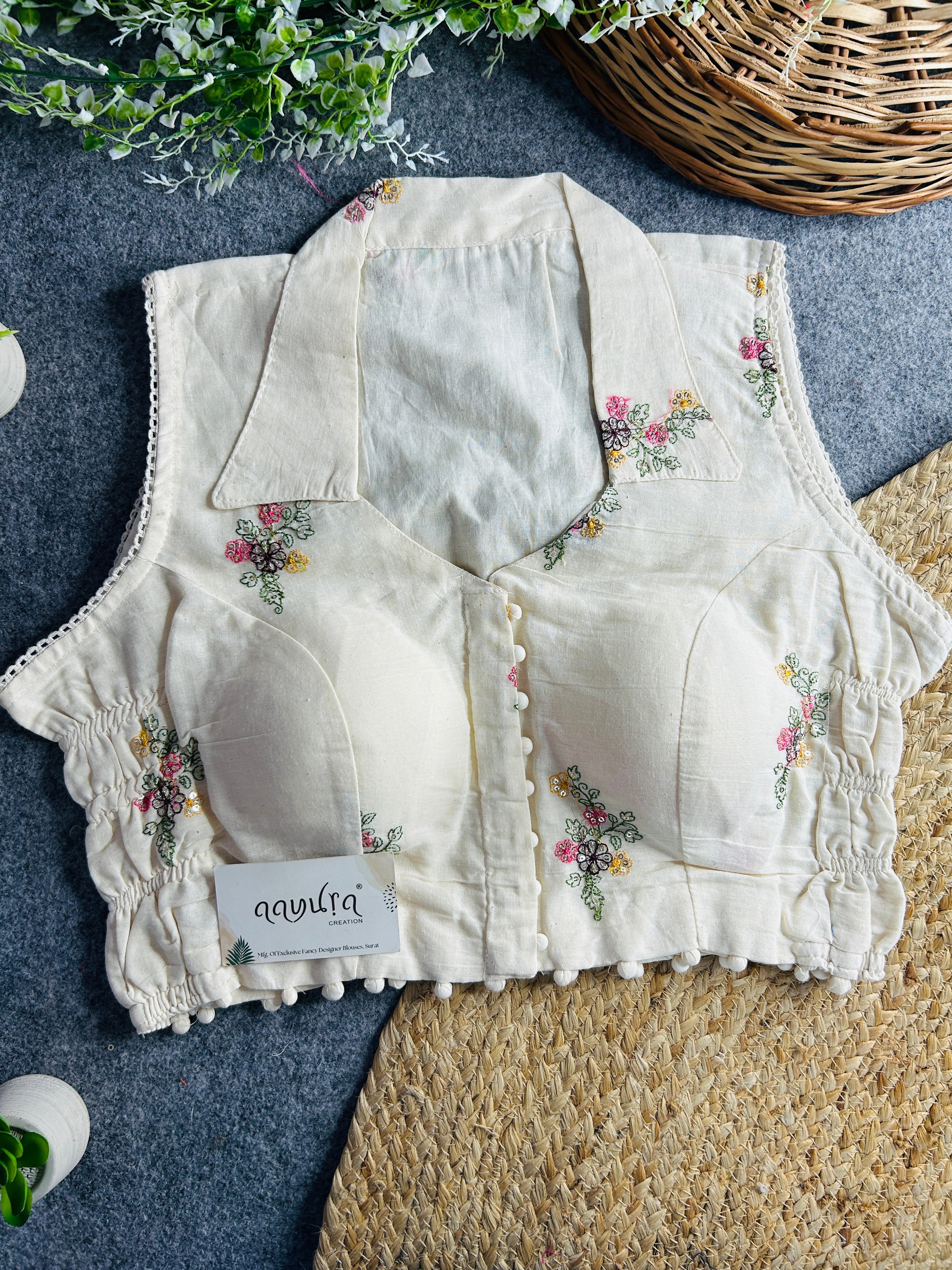 Khadi Stretchable Blouse