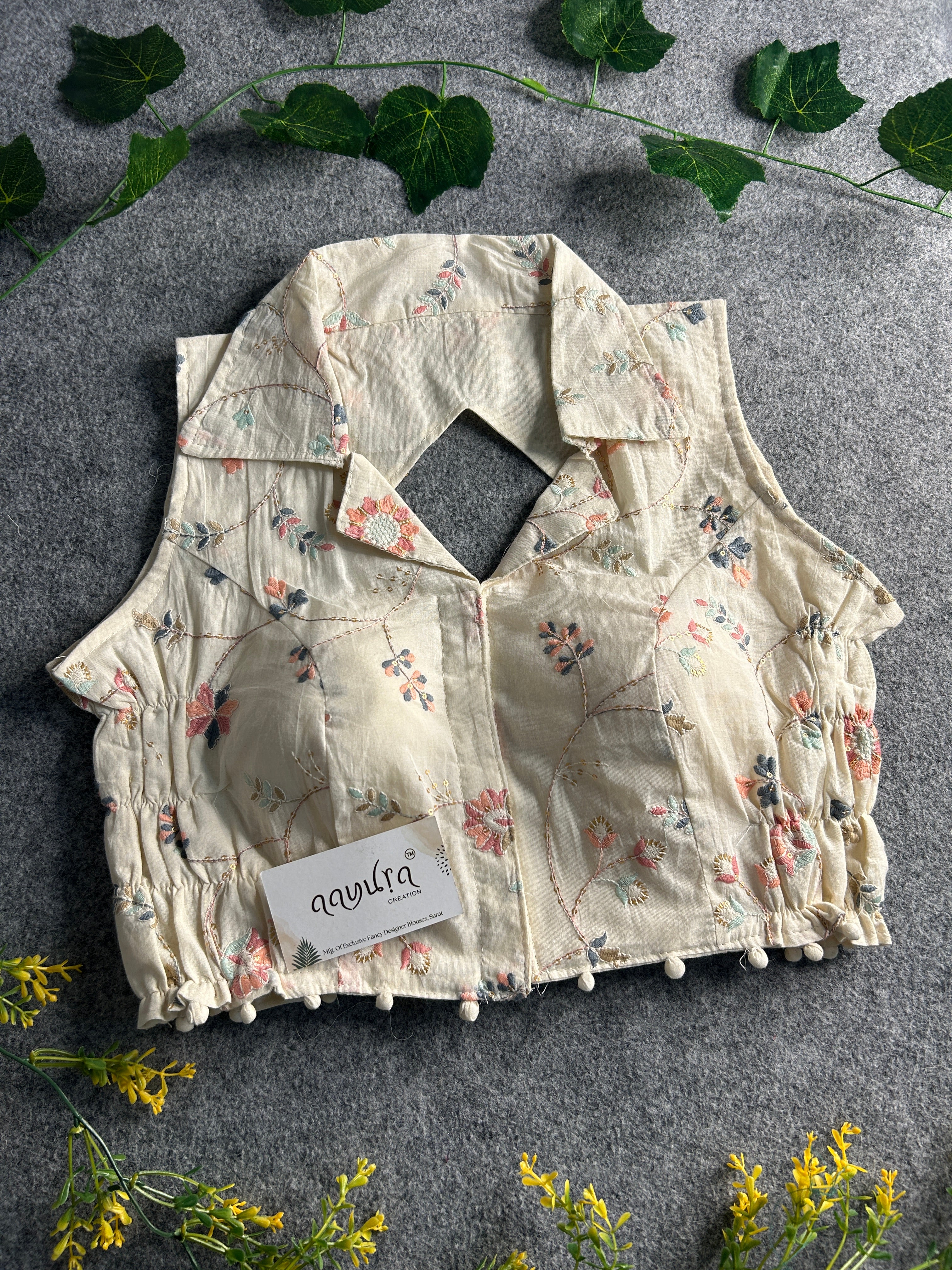 Khadi Stretchable Blouse