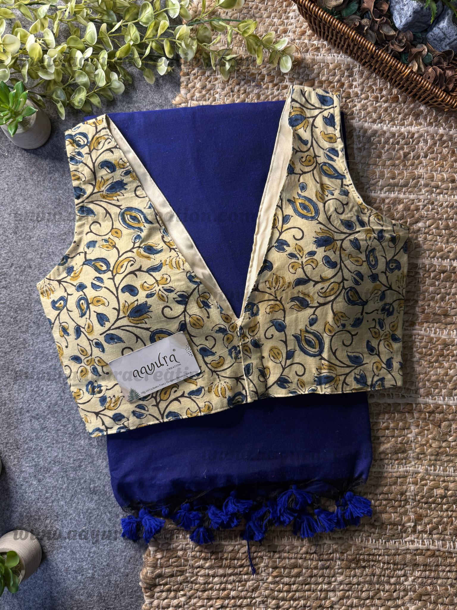Ajrakh Vibe – Khadi Grace Combo