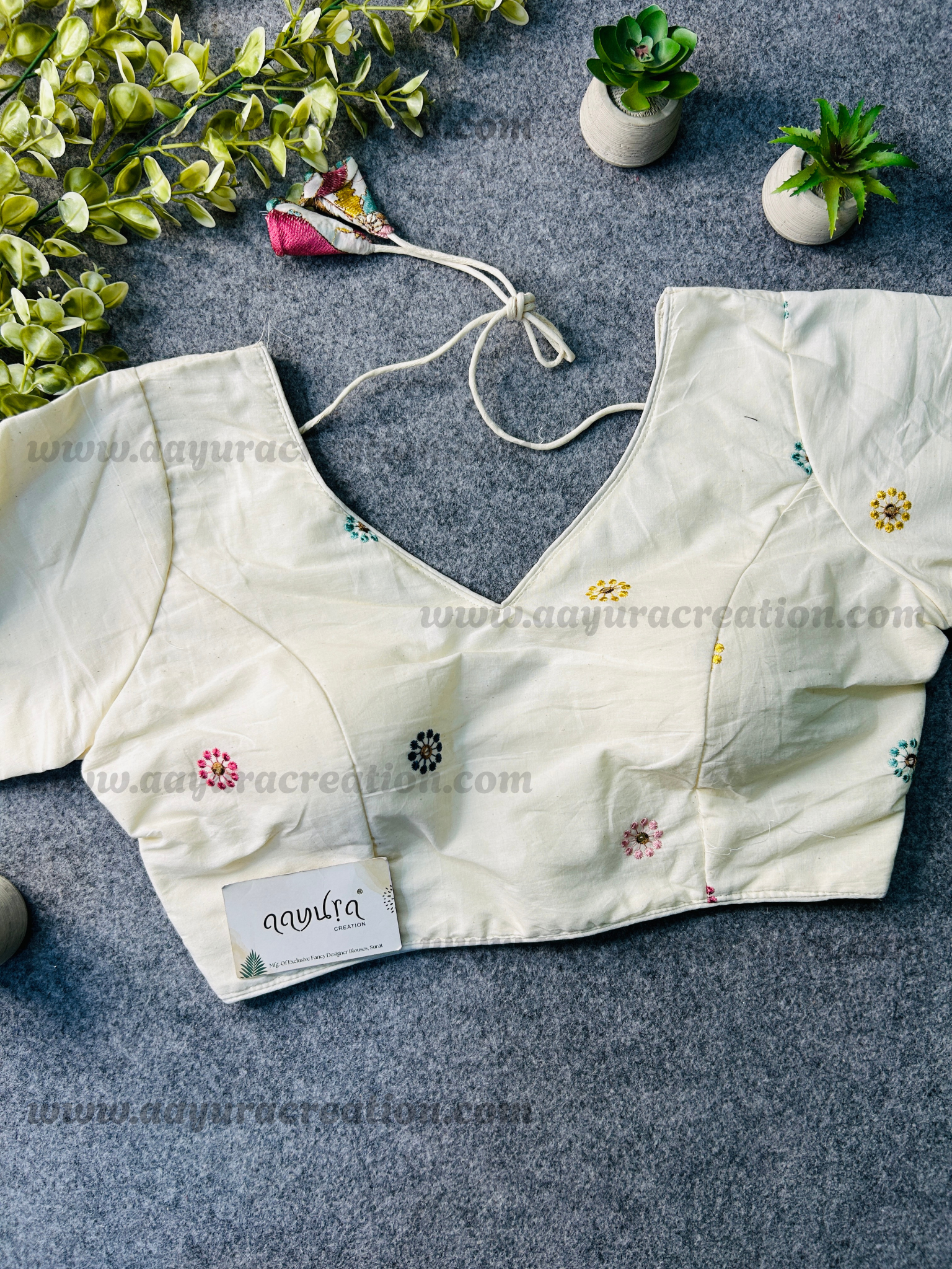 Embroidery Cotton Blouse