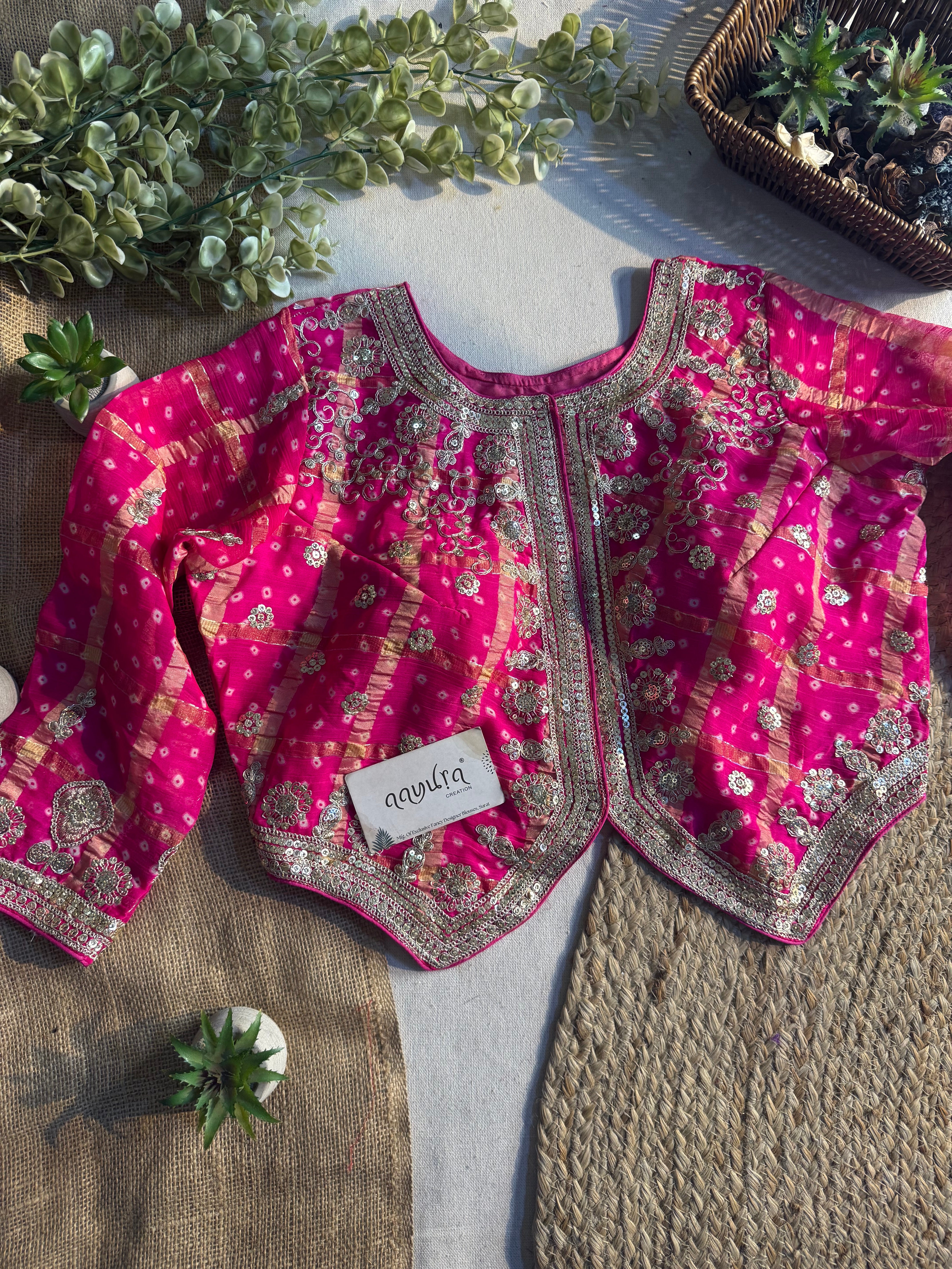 Bandhni Mehfil Blouse