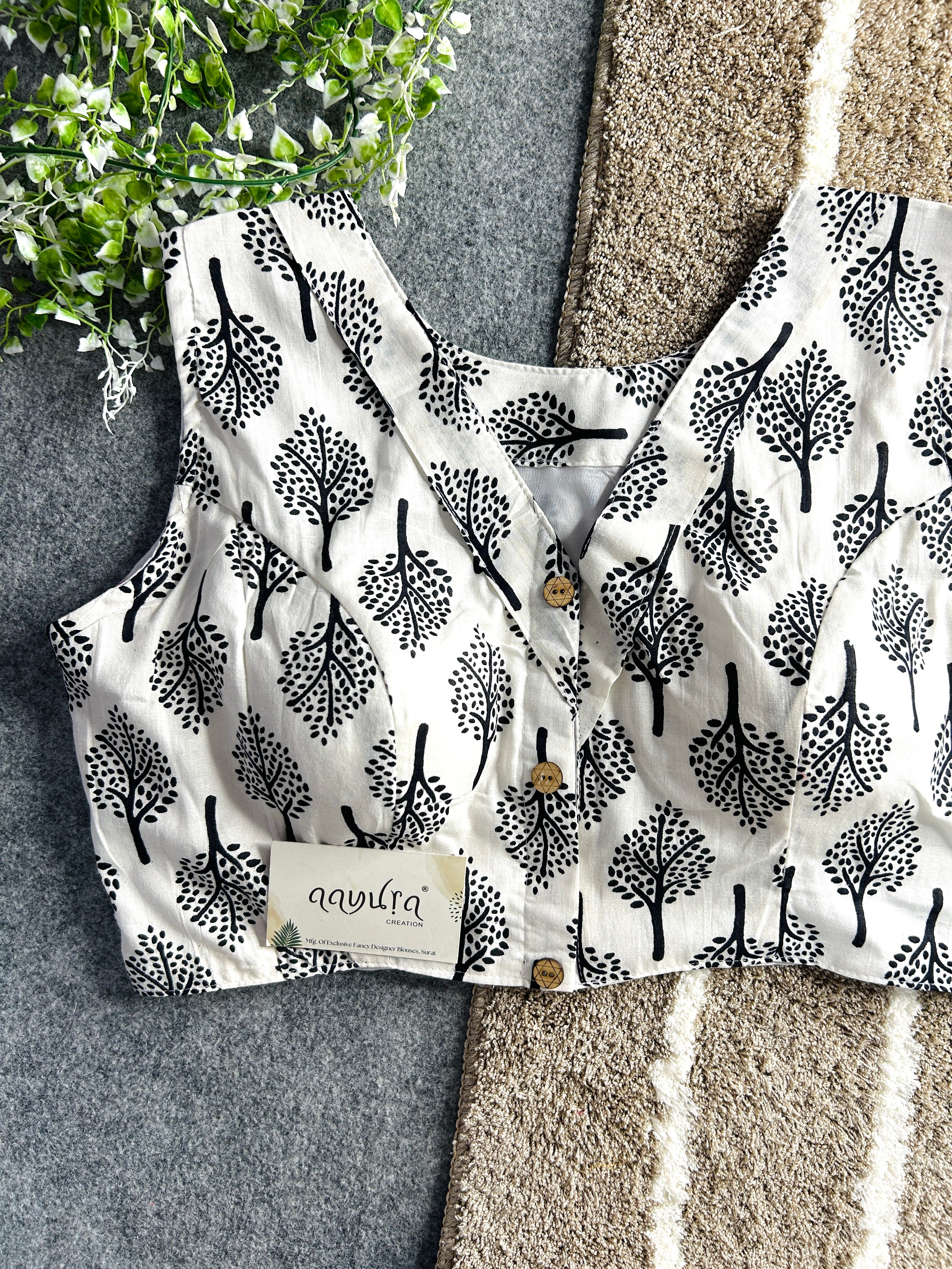 Cotton Coller Blouse