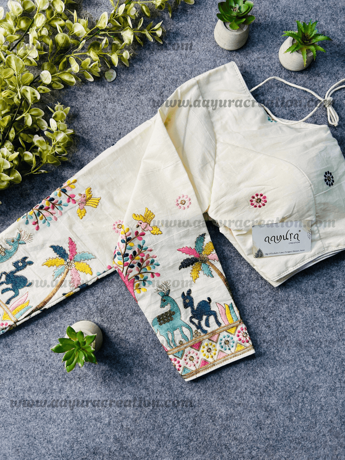 Embroidery Cotton Blouse