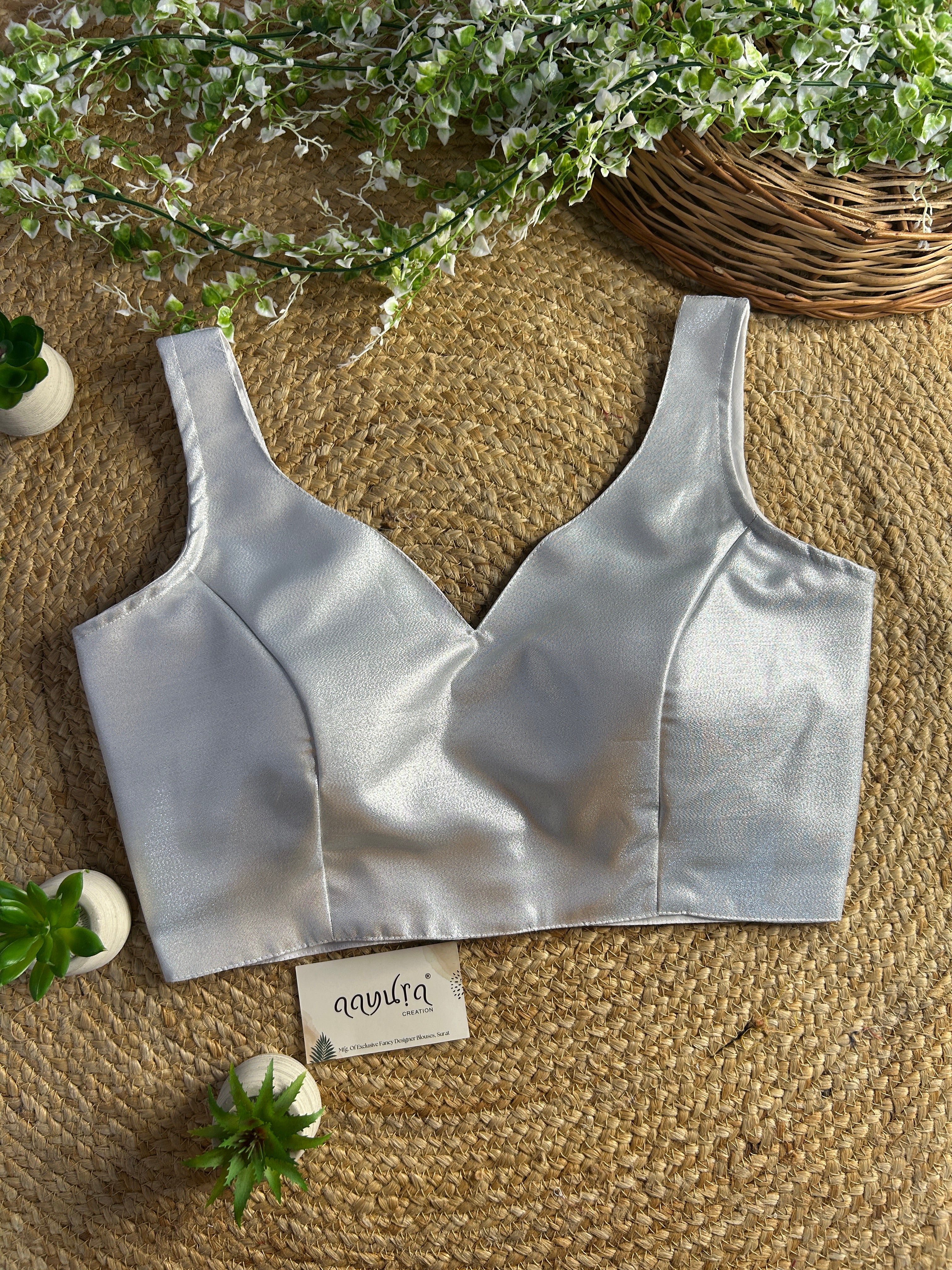 SILVER BLOUSE