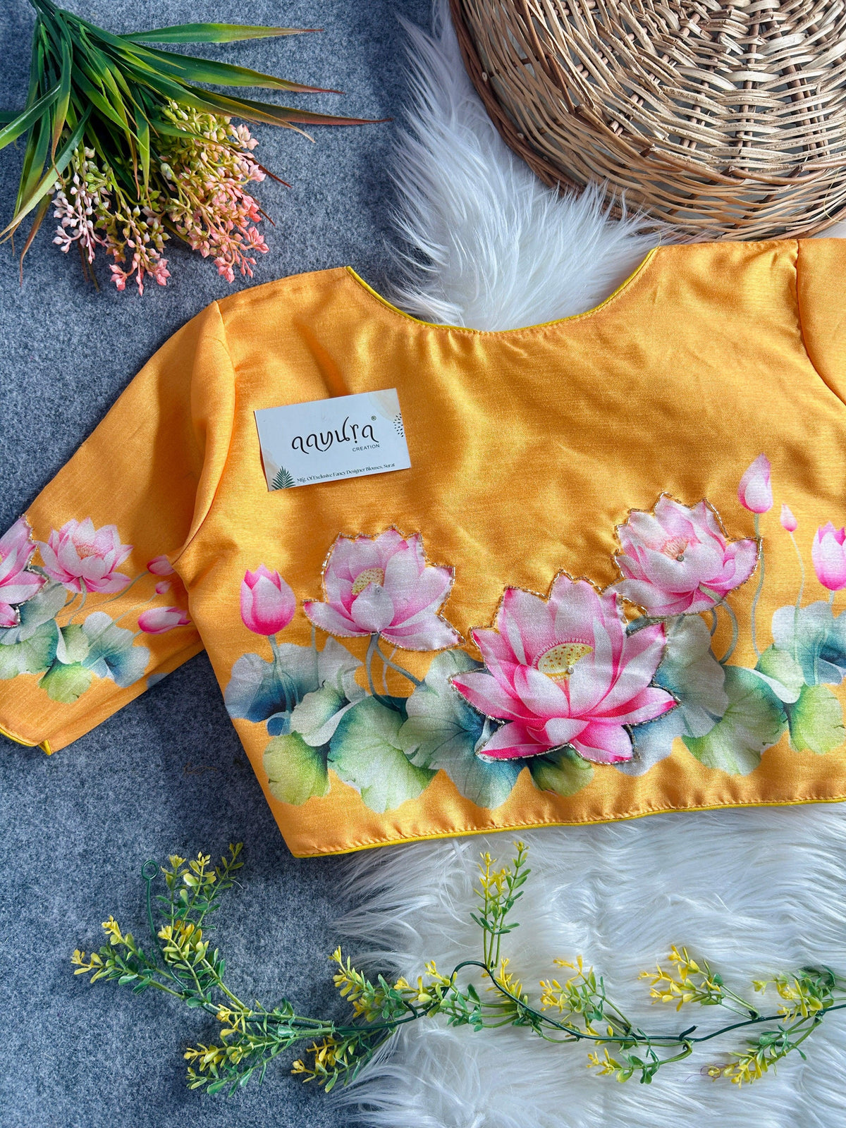 LOTUS PRINT BLOUSE - 2