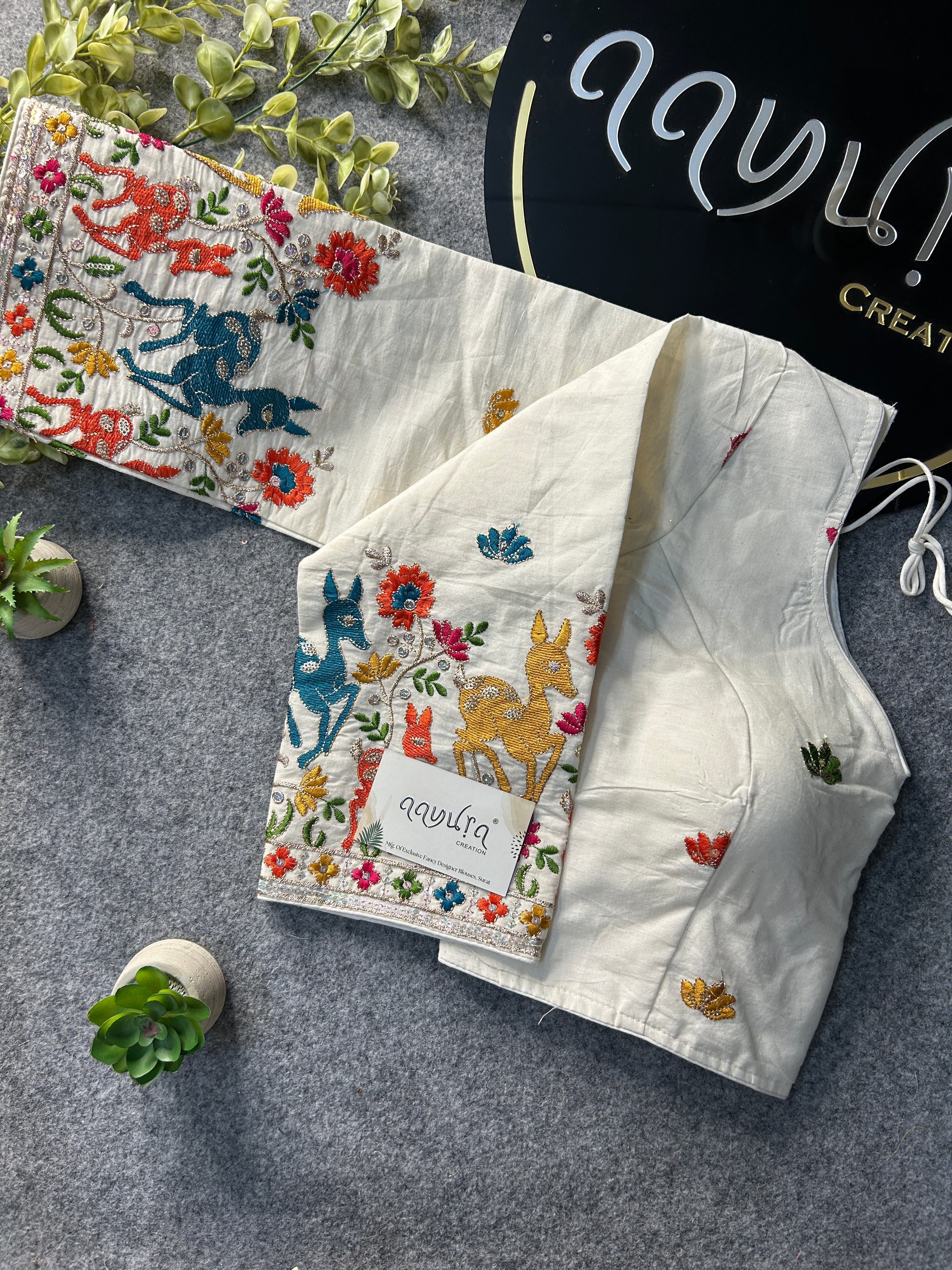 Embroidery Cotton Blouse