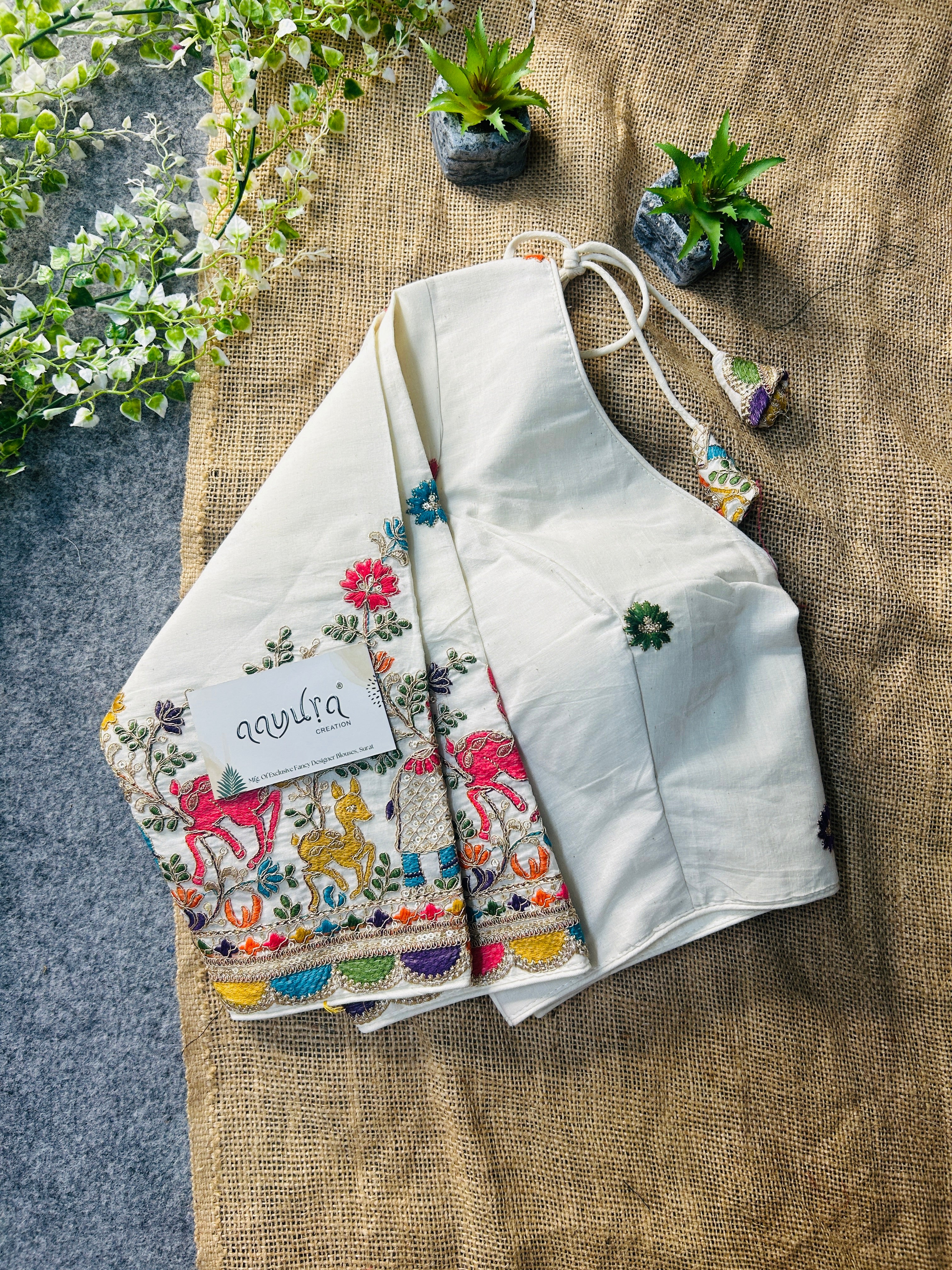 Embroidery Cotton Blouse