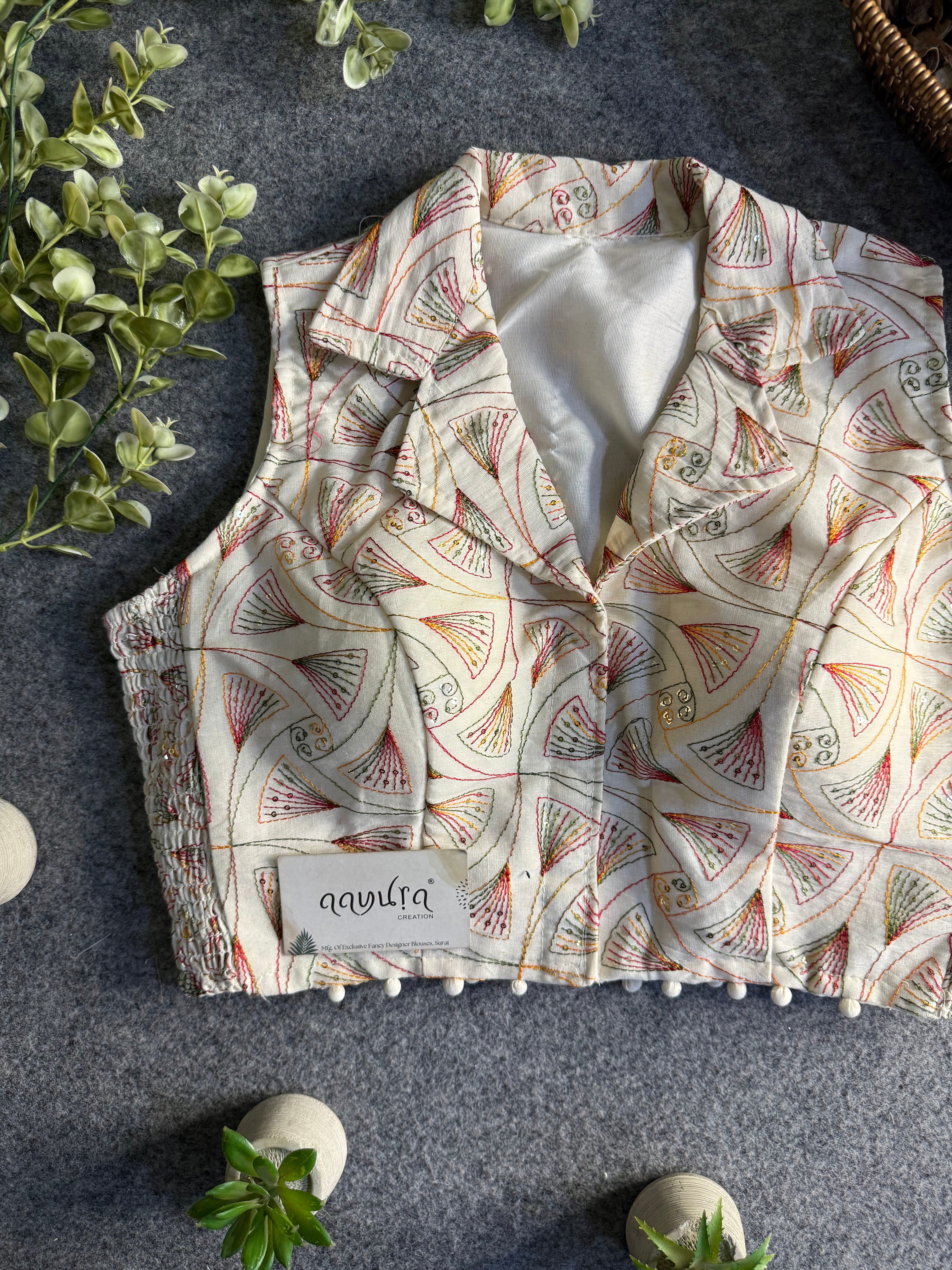 FlexiFit Cotton Designer Blouse