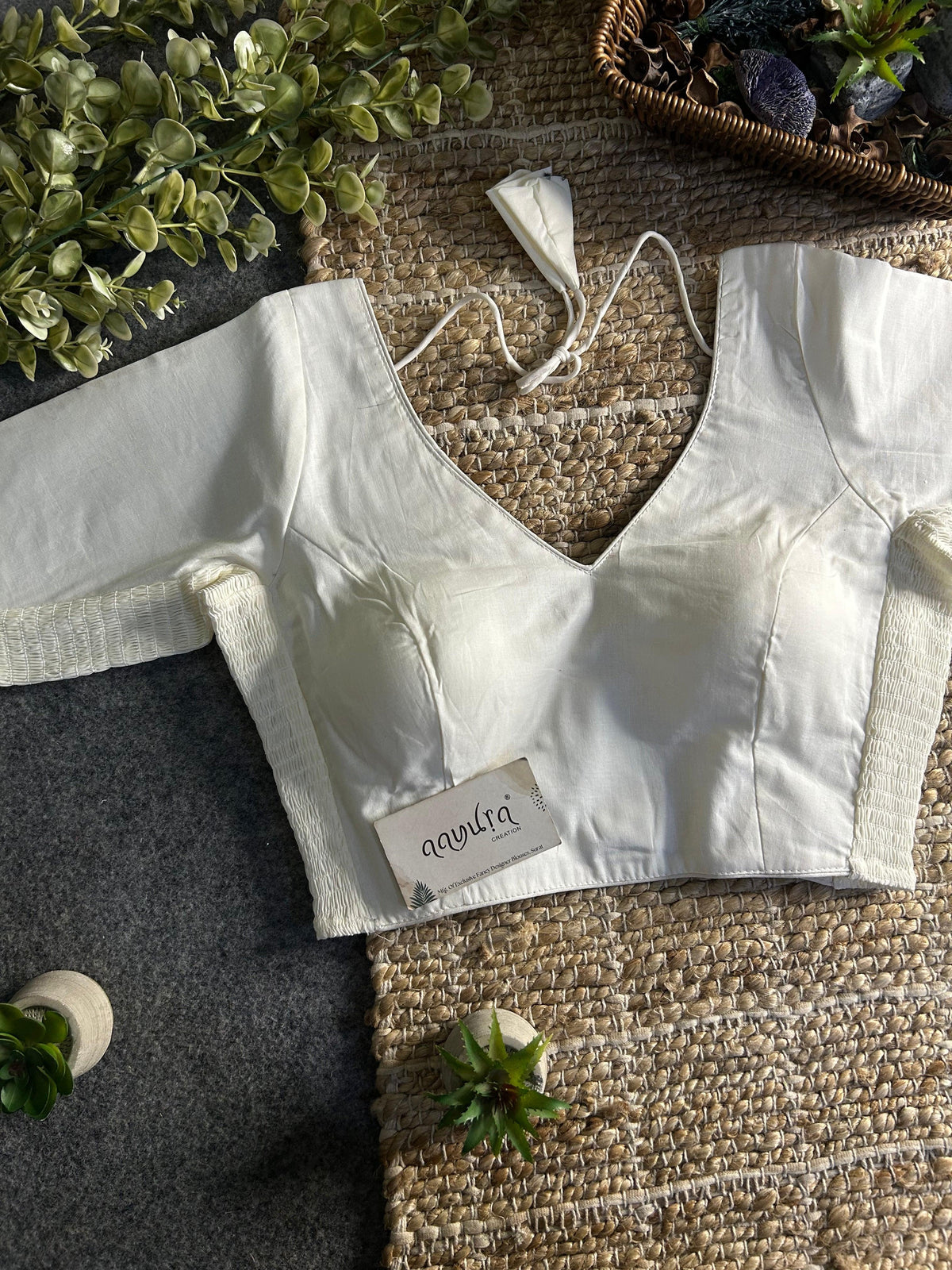 Comfort Fit Cotton Blouse
