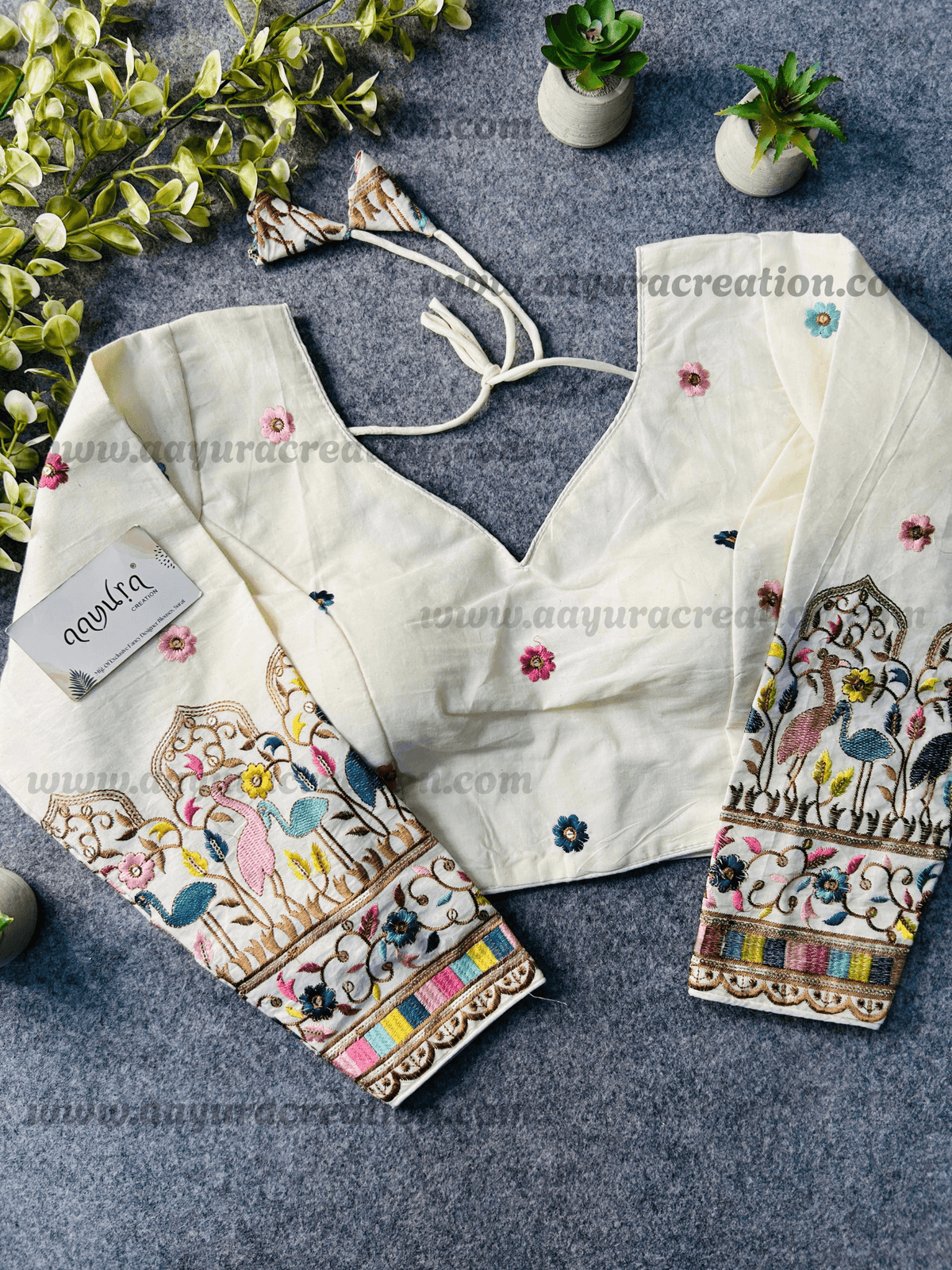 Embroidery Cotton Blouse
