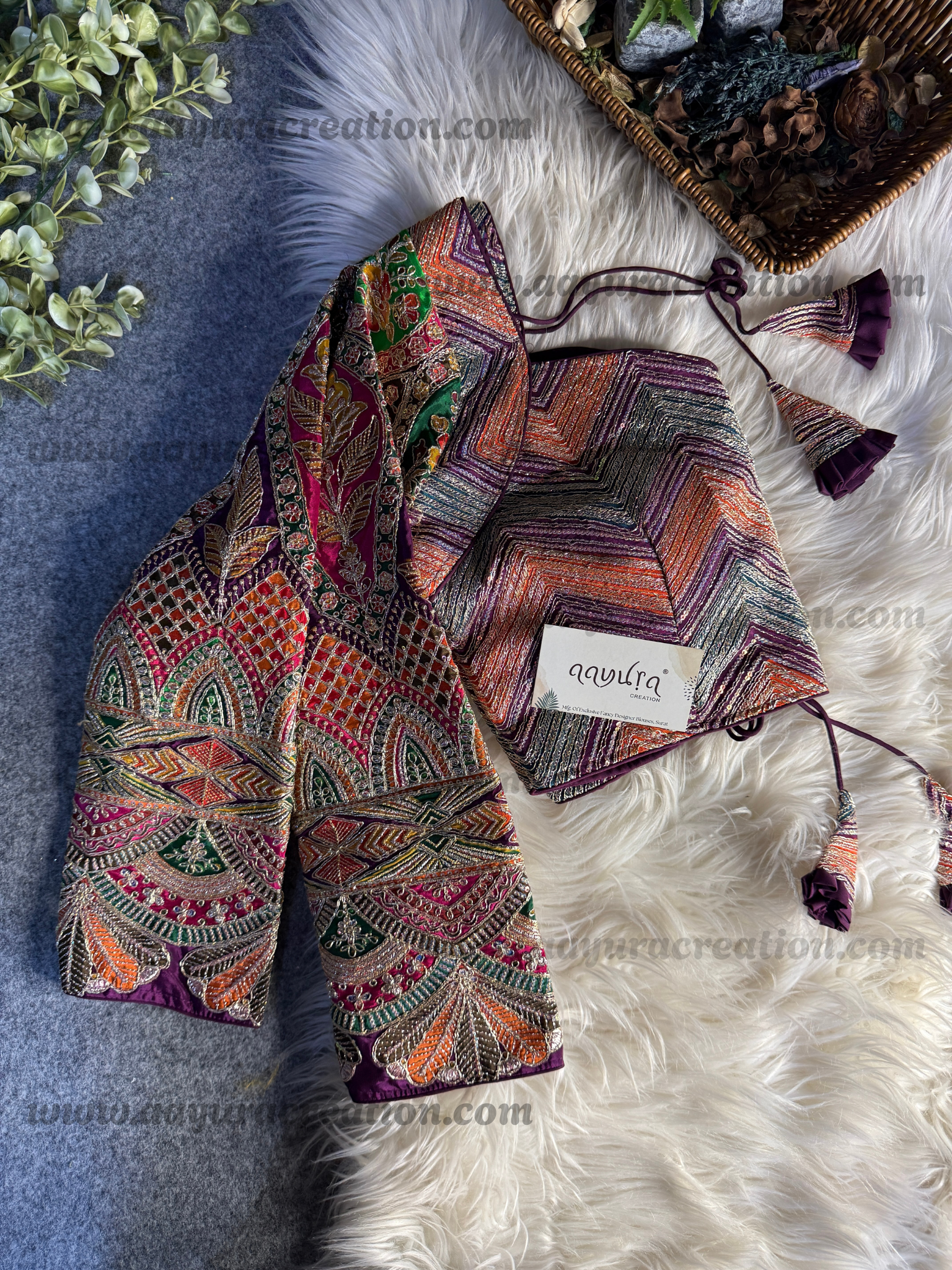 Majestic Crepe Bridal Blouse