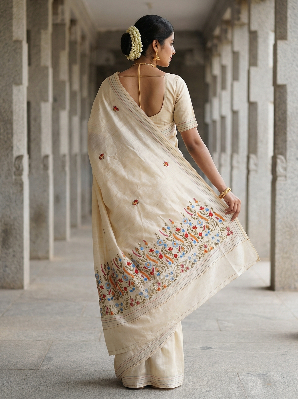 Aarohi Rich Pure Tussar Silk Saree