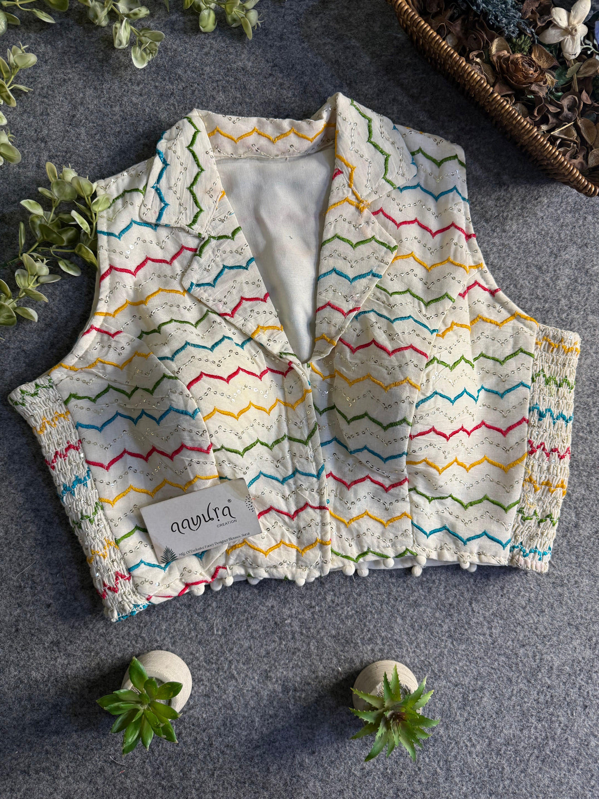 FlexiFit Cotton Designer Blouse