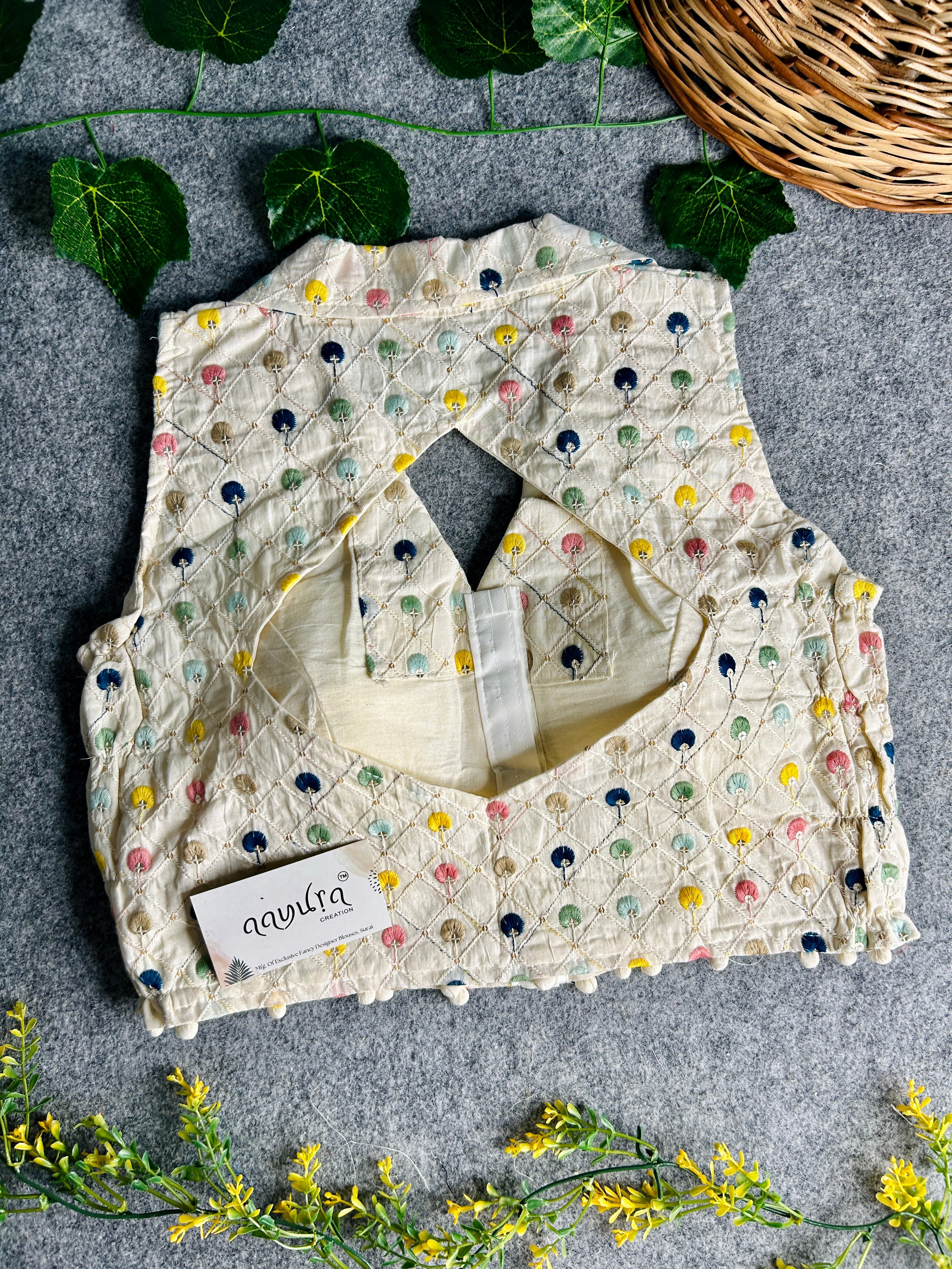 Khadi Stretchable Blouse