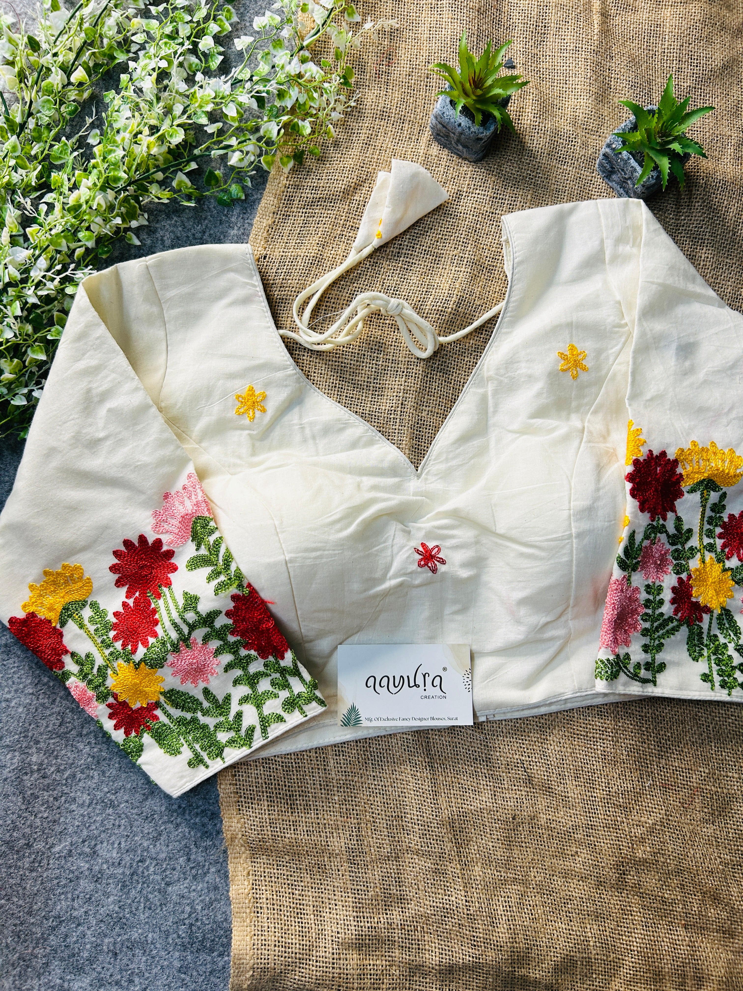 Embroidery Cotton Blouse