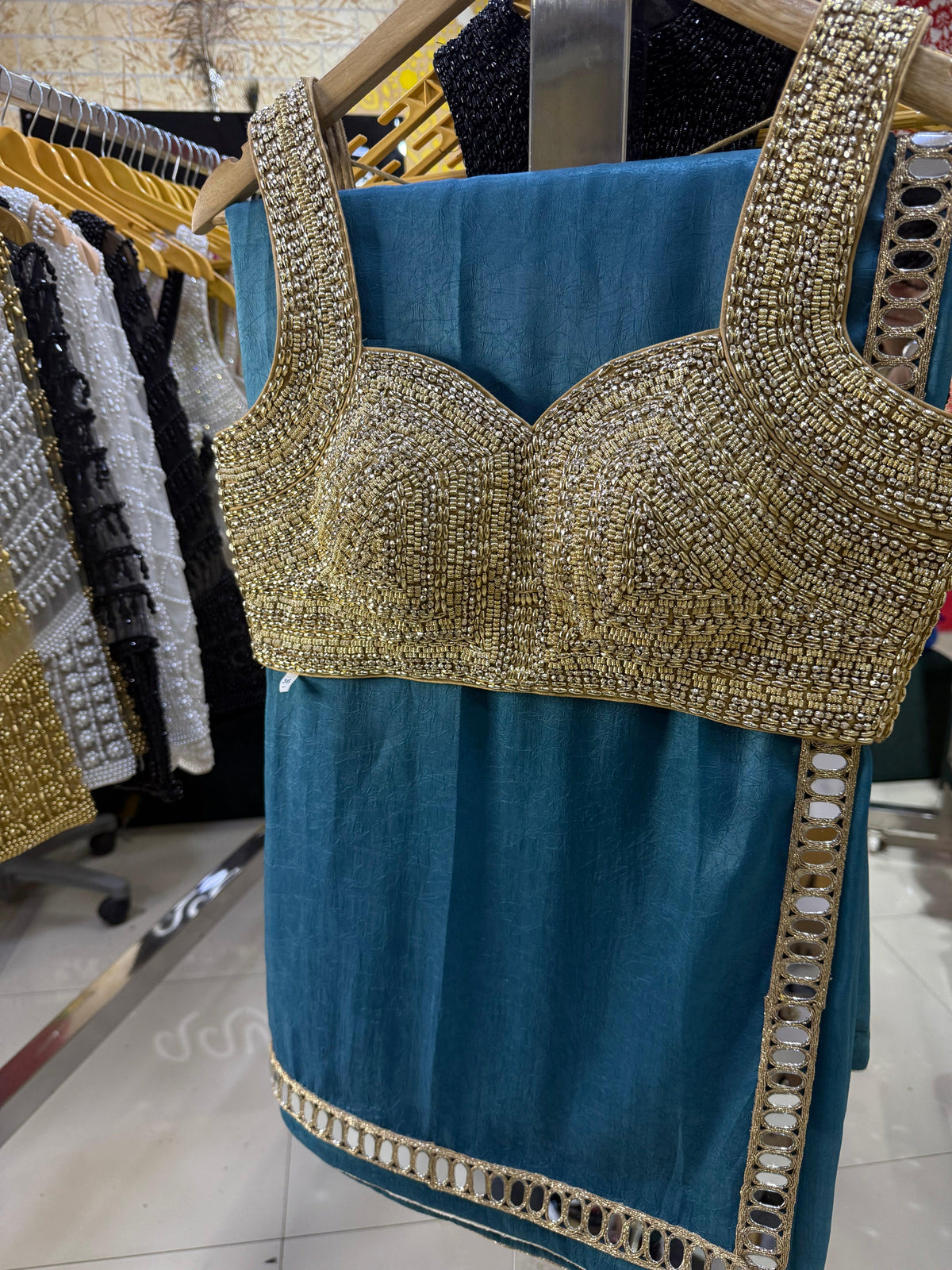 Royal Handwork Silk Ensemble