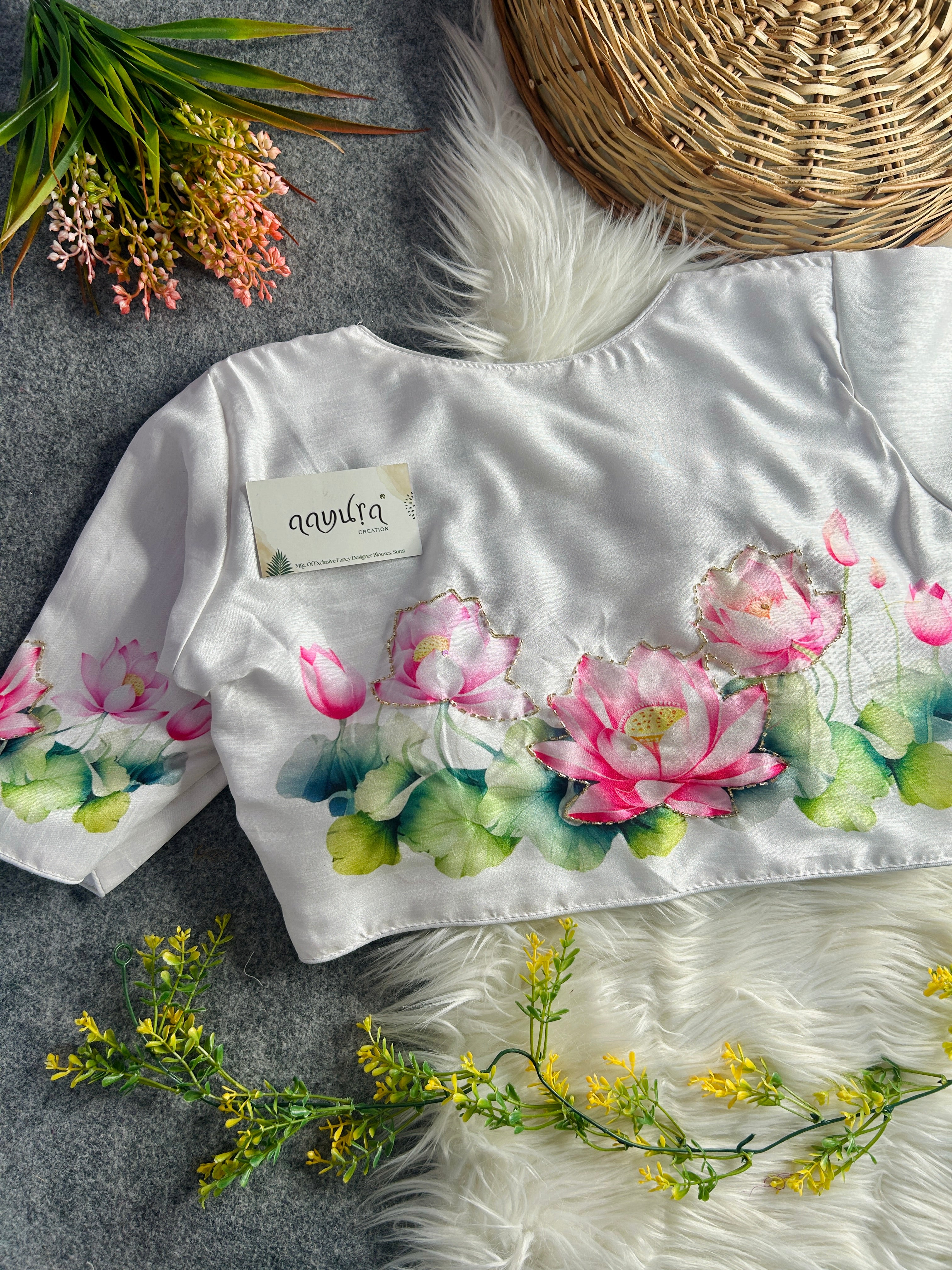 LOTUS PRINT BLOUSE - 2