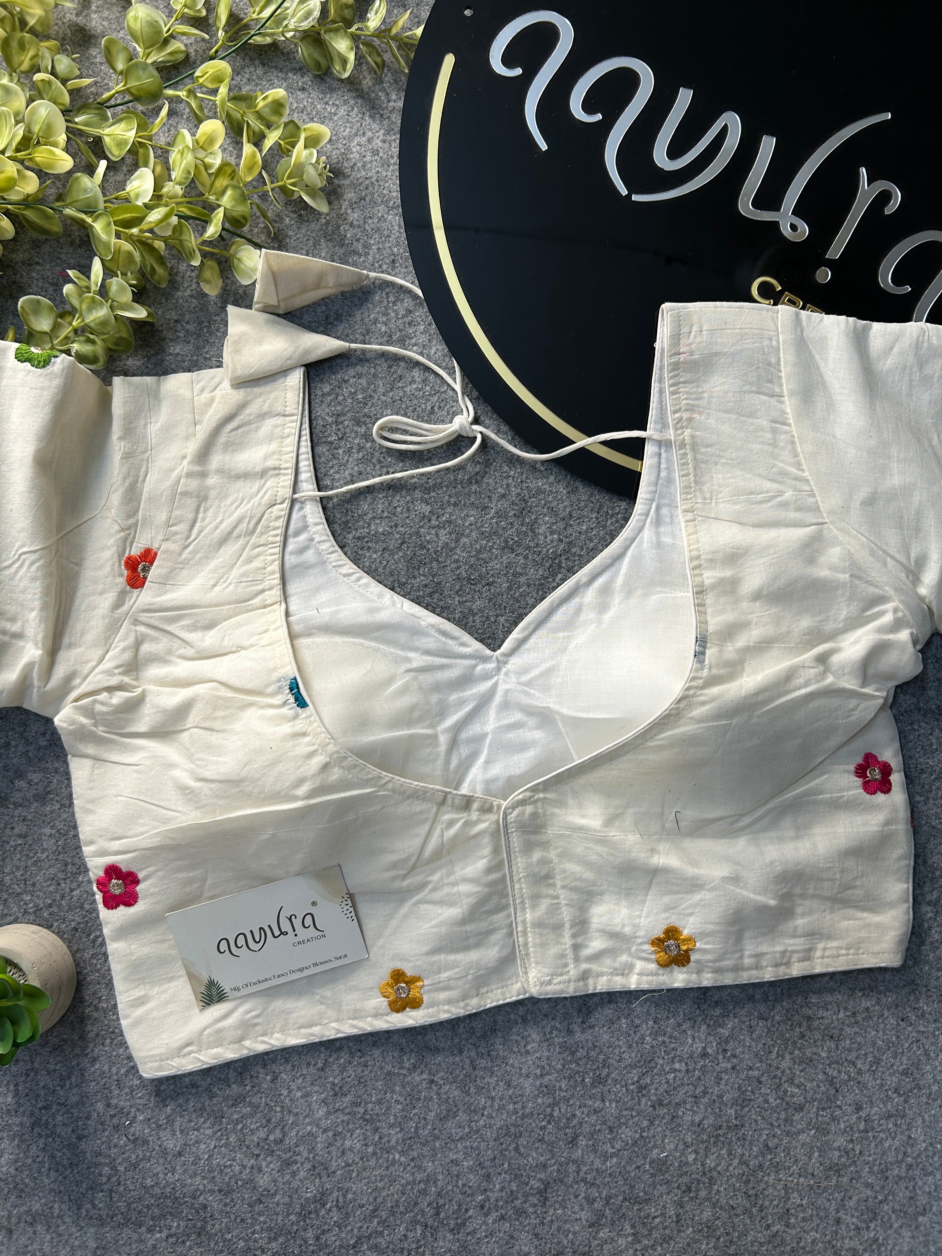 Embroidery Cotton Blouse