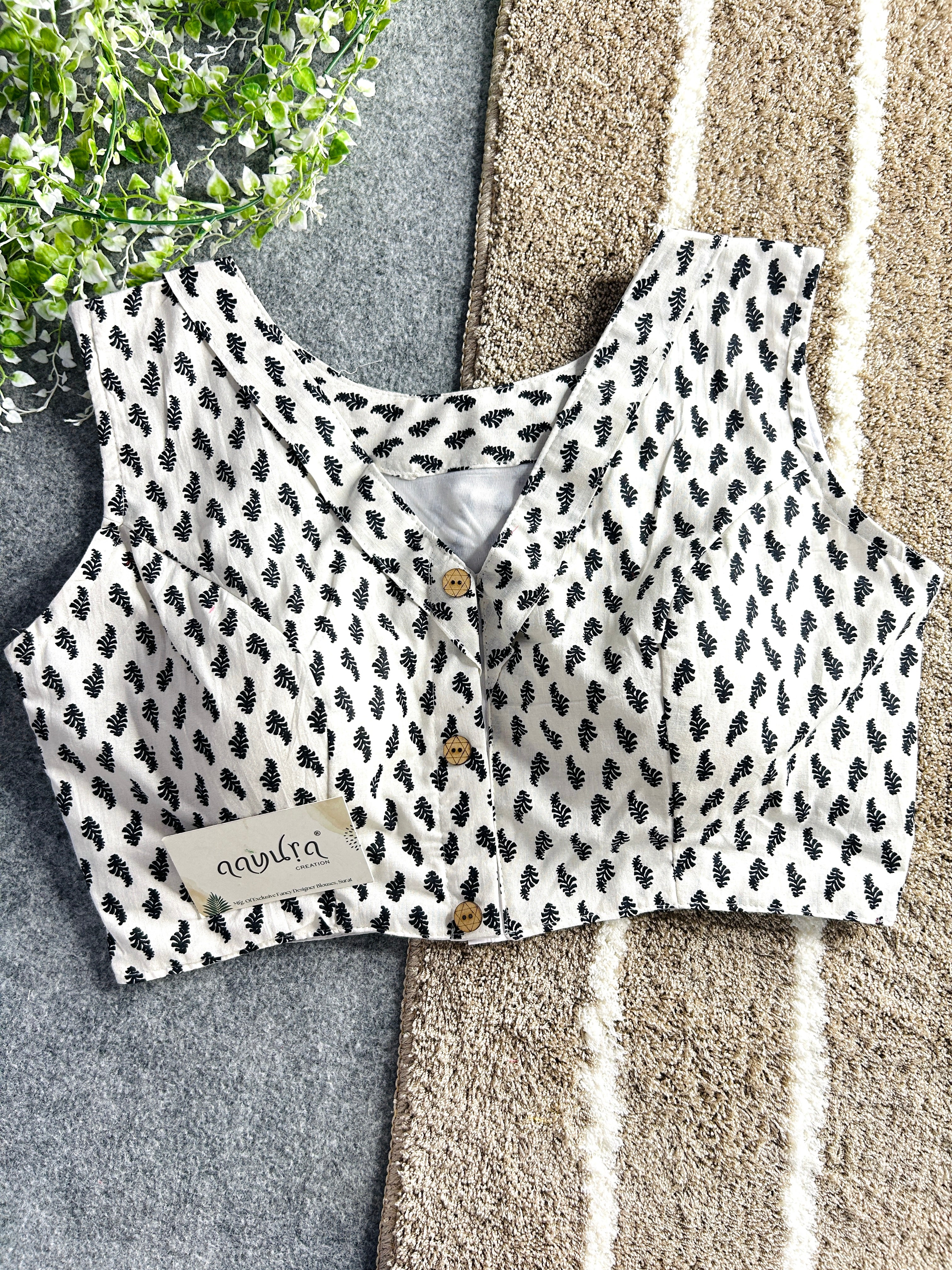 Cotton Coller Blouse