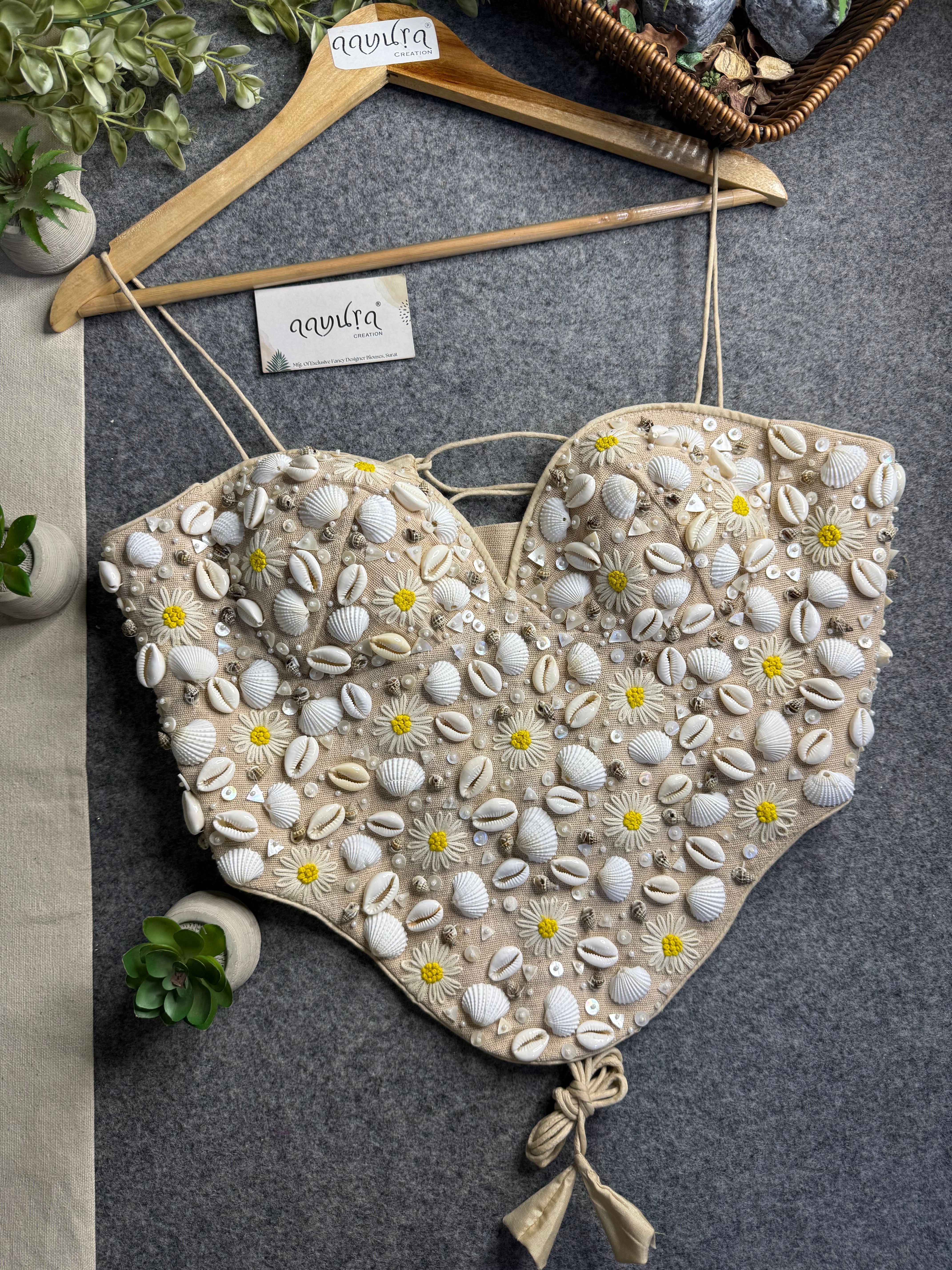 Ocean Muse – Premium Cordset Blouse