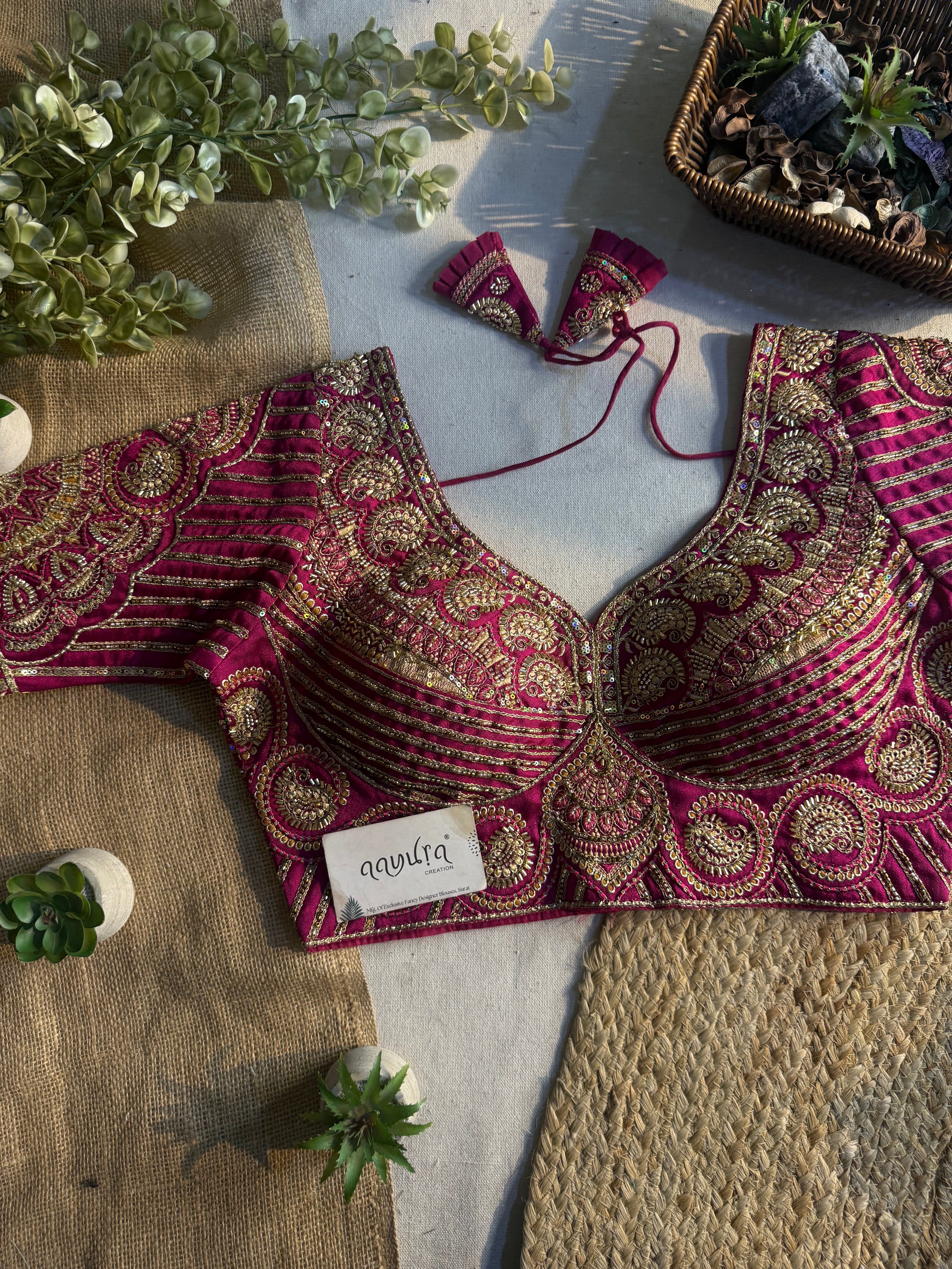 Italian Luxe Beads Blouse