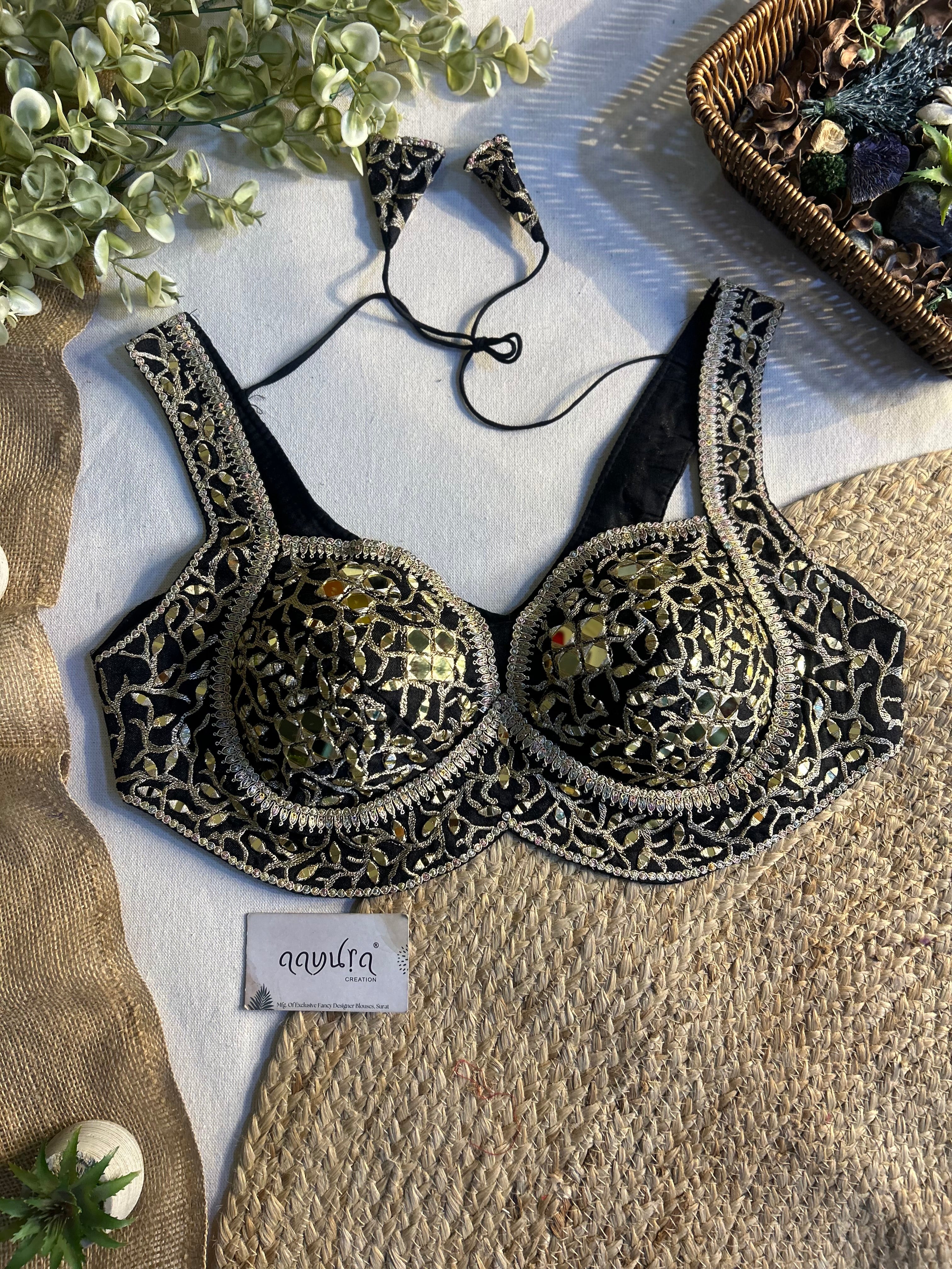 Gulnaar Mirror Designer Blouse