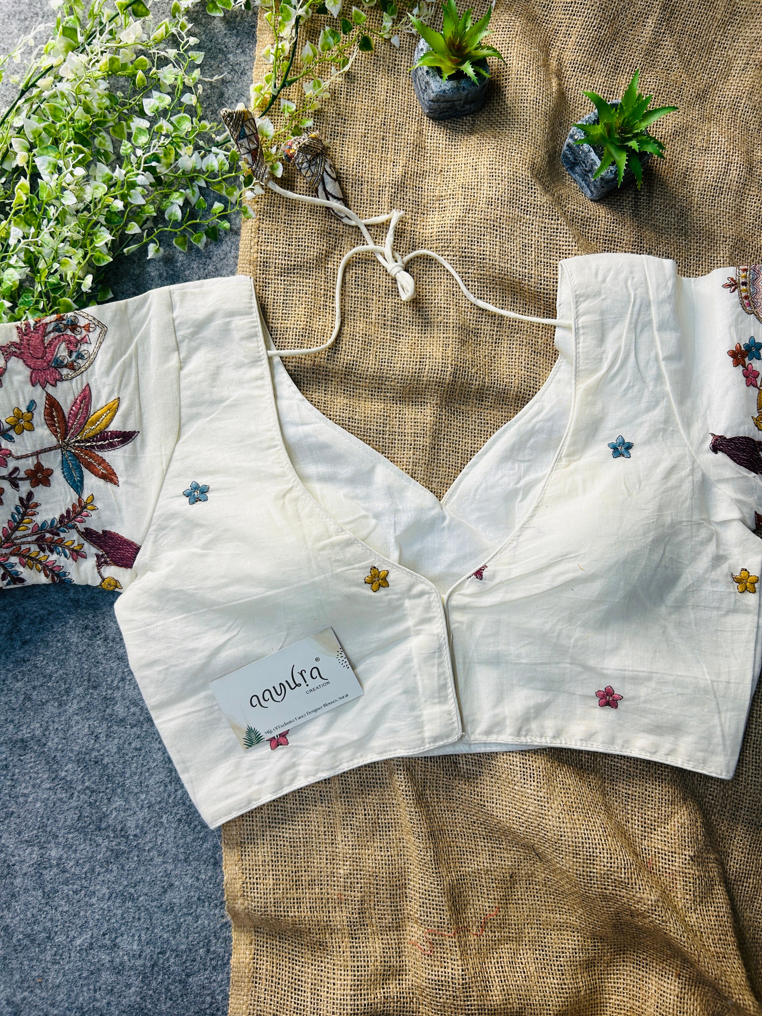Embroidery Cotton Blouse