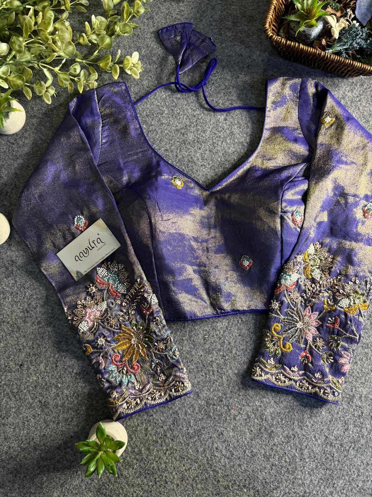 Regal Beads Work Designer Blouse