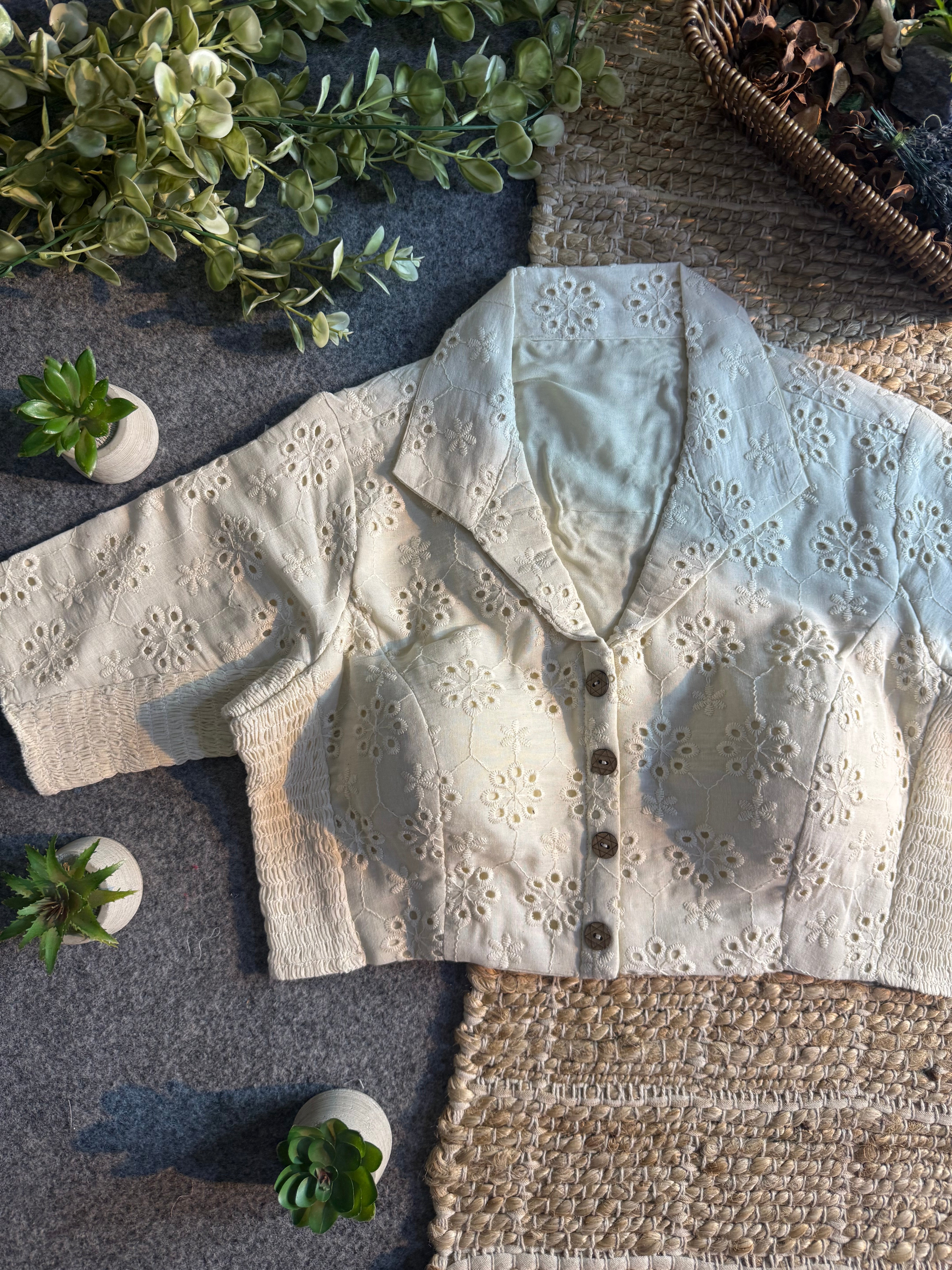 Ebony Grace Hakoba Designer Blouse