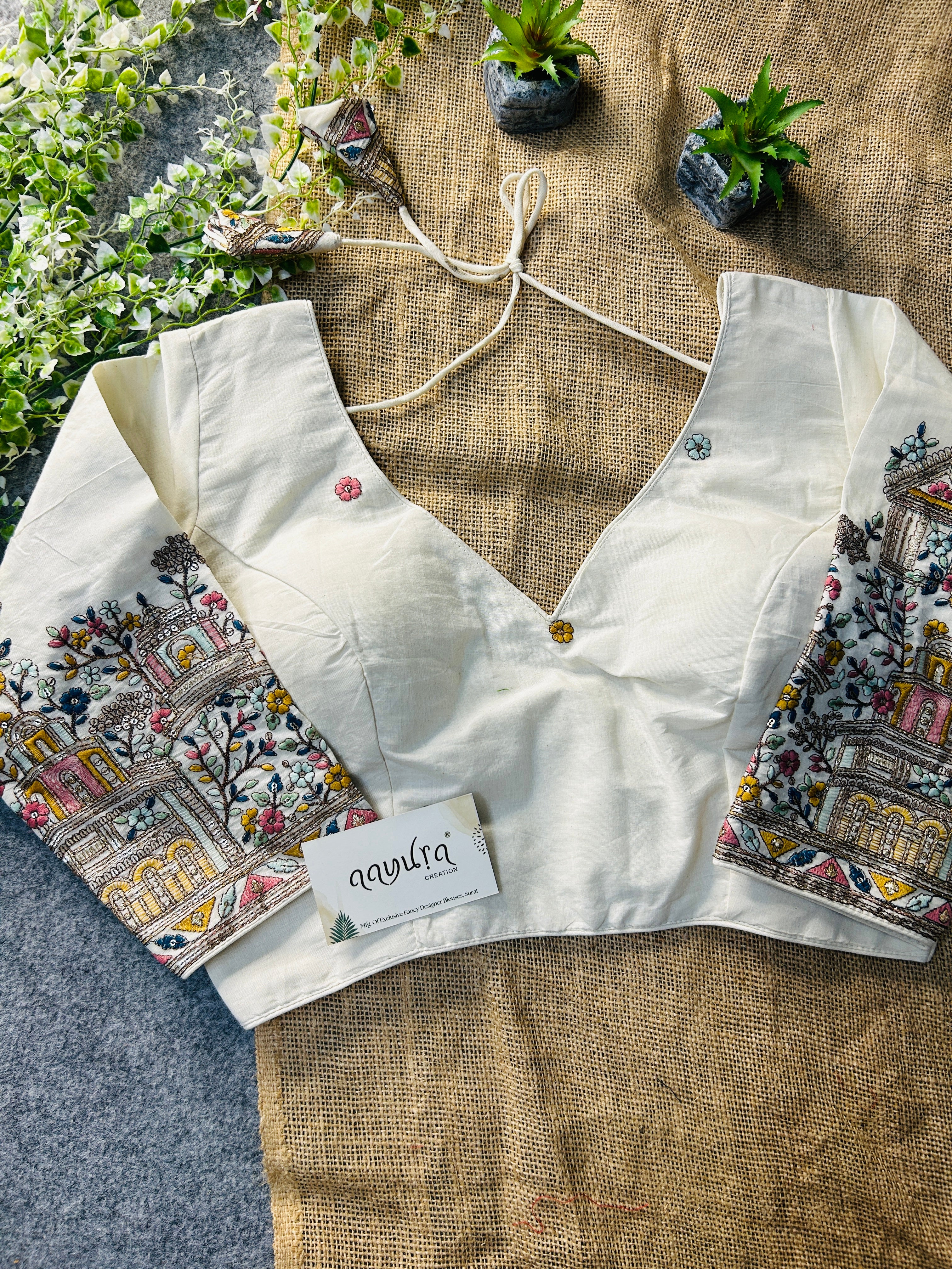 Embroidery Cotton Blouse