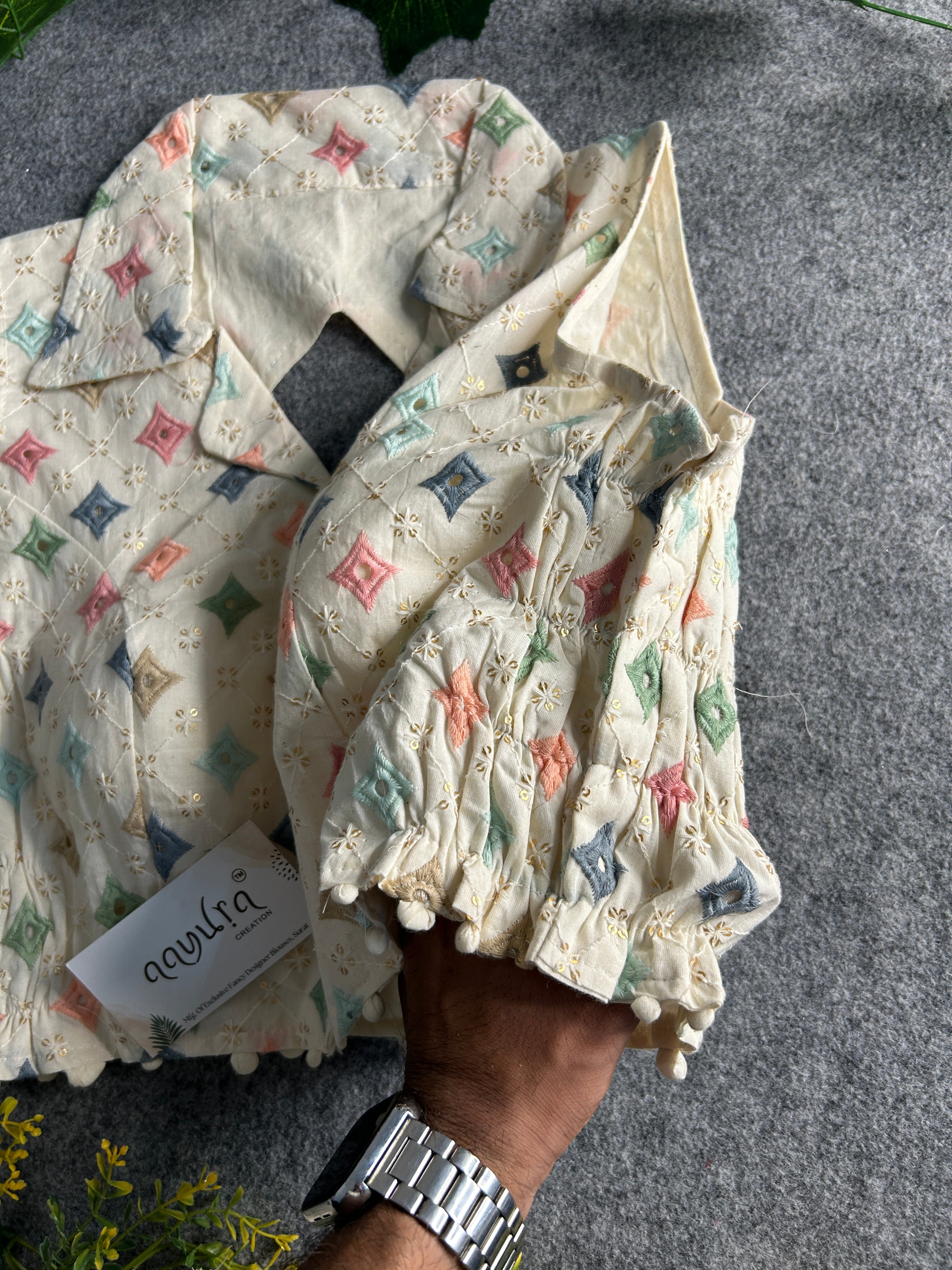 Khadi Stretchable Blouse