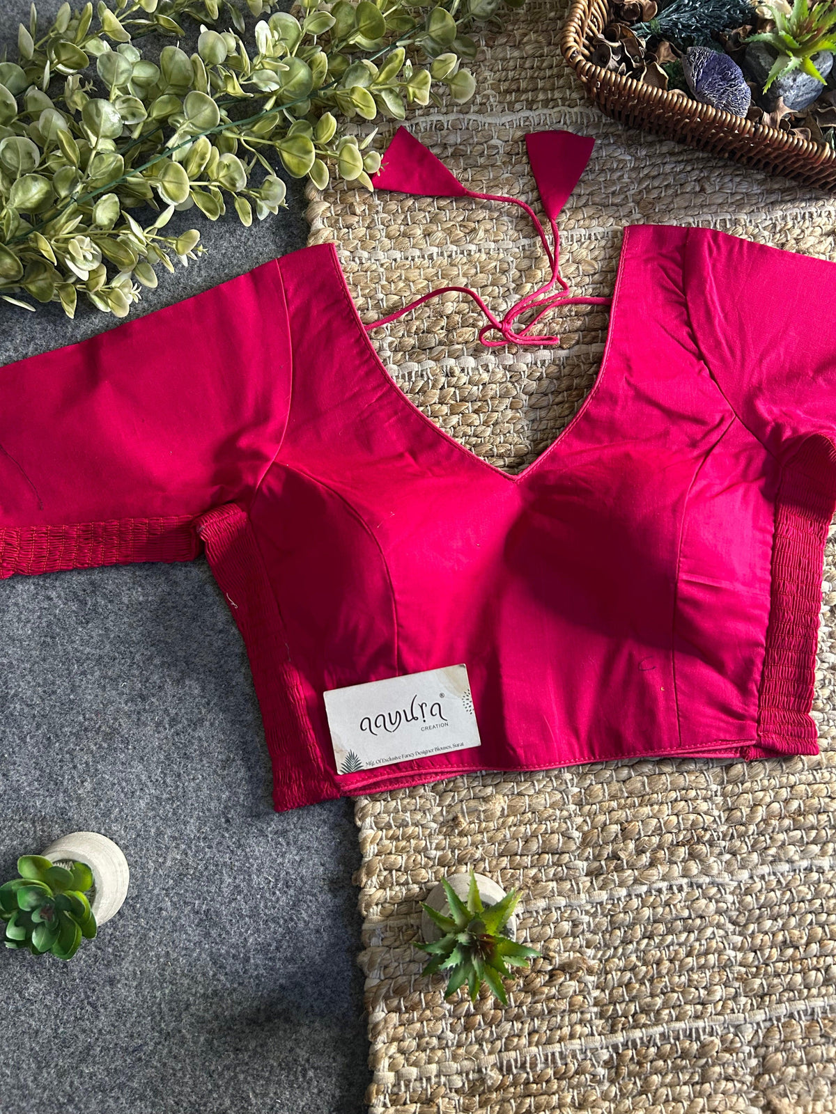 Comfort Fit Cotton Blouse
