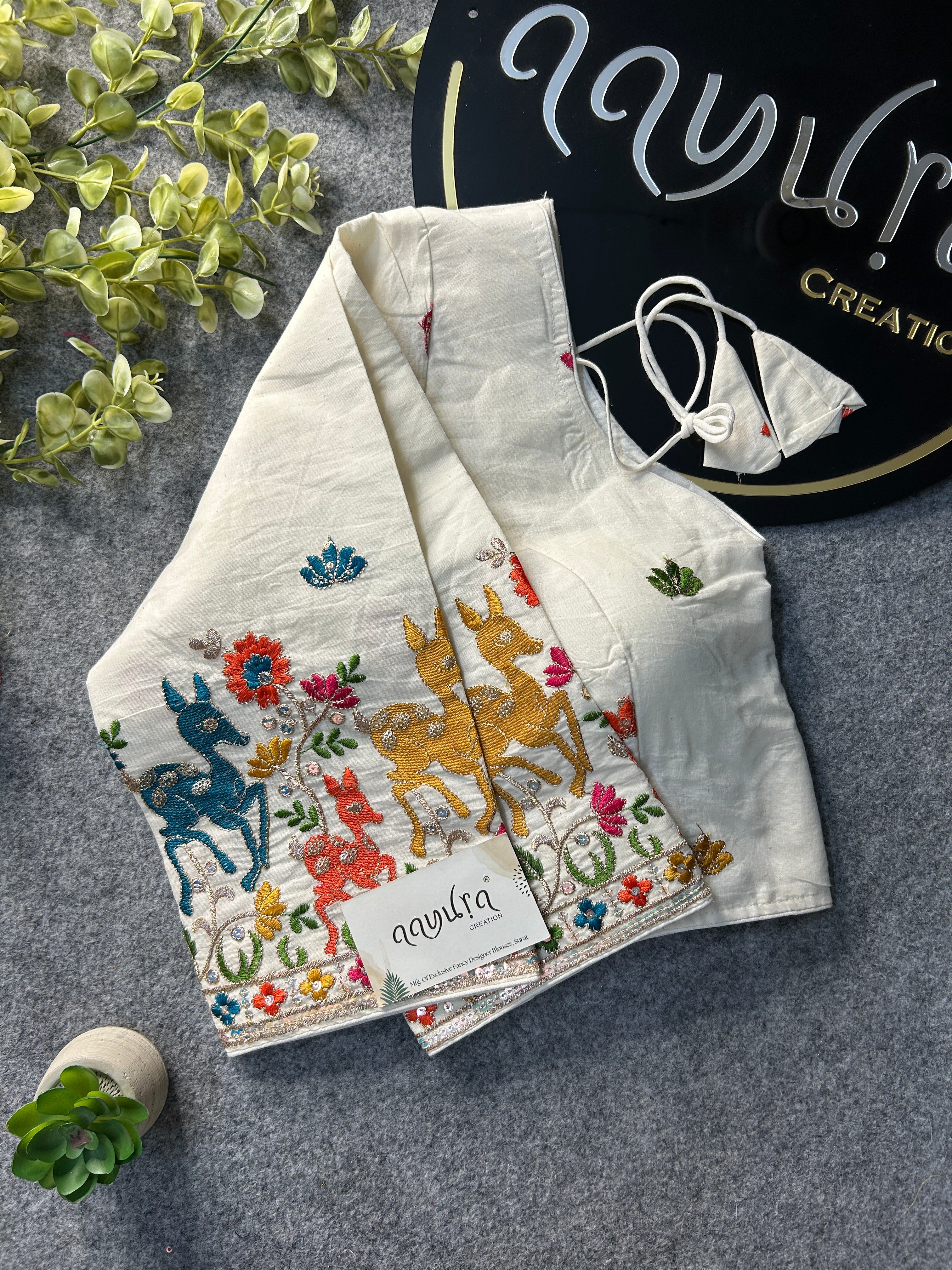 Embroidery Cotton Blouse