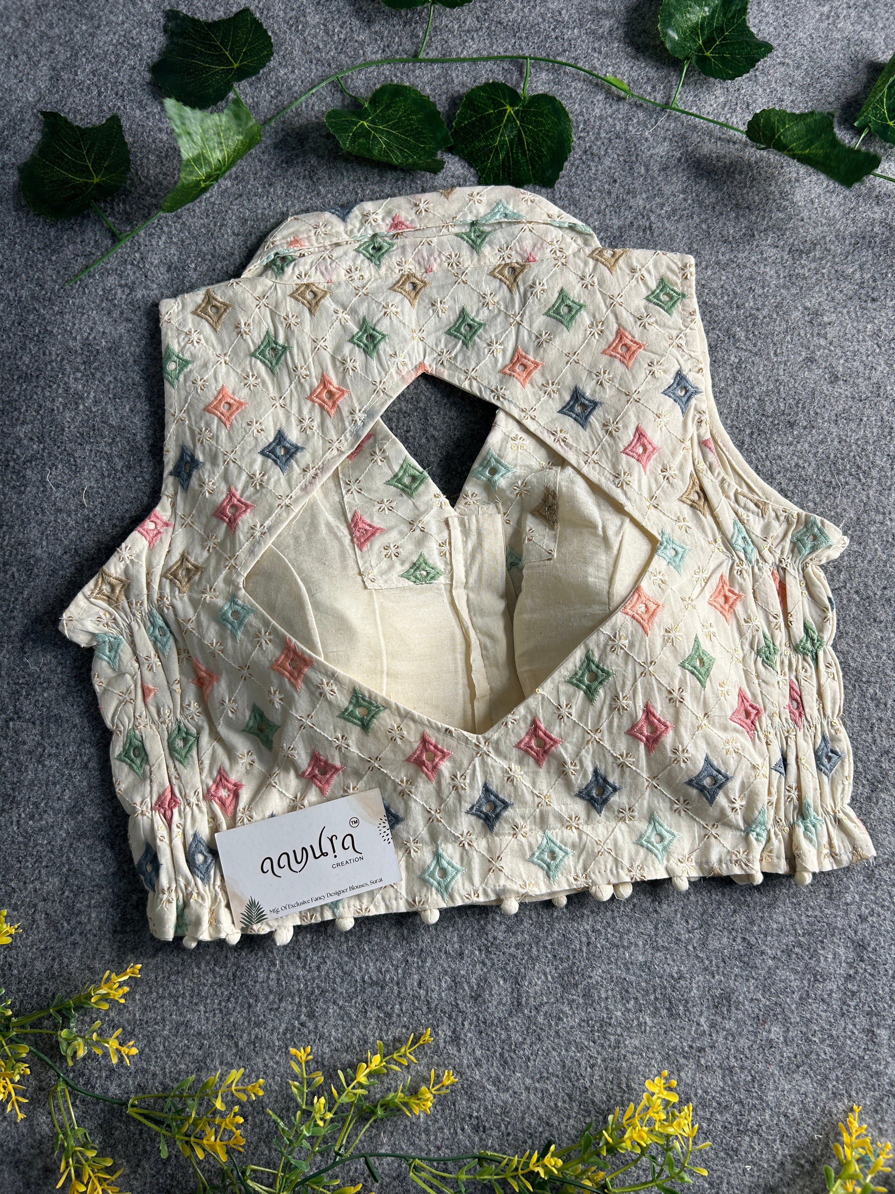 Khadi Stretchable Blouse