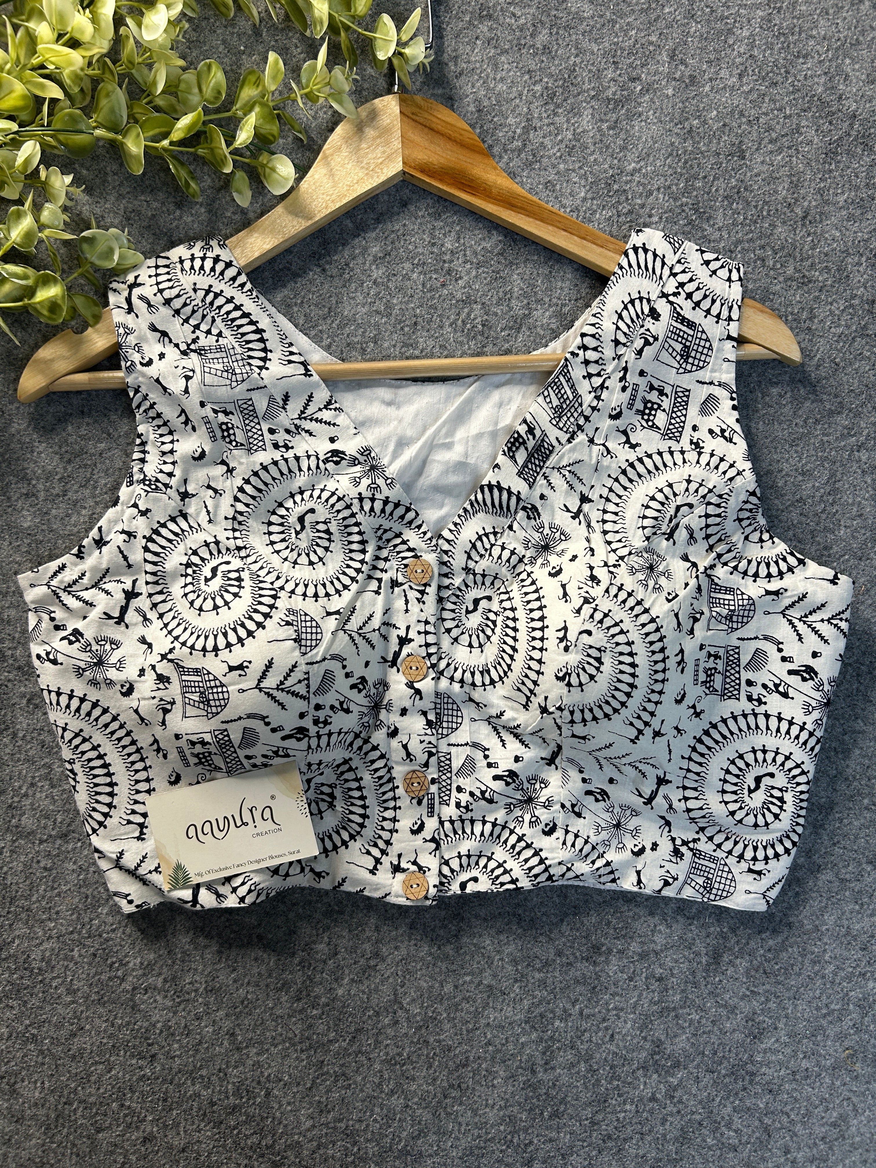 Cotton Coller Blouse