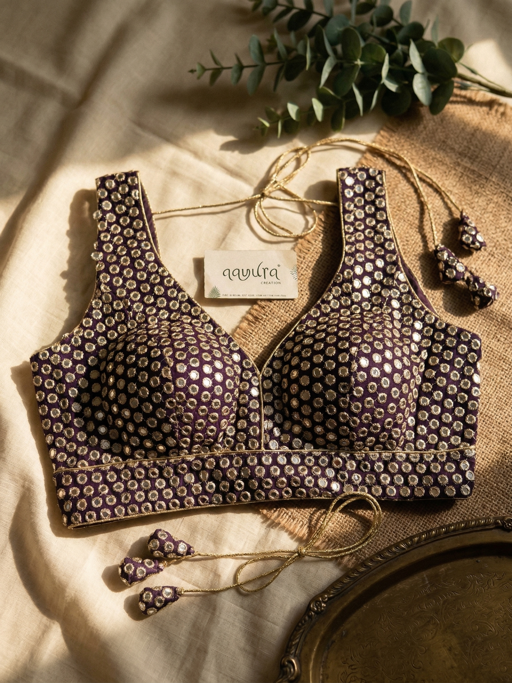 Aabha Mirror Glow Blouse