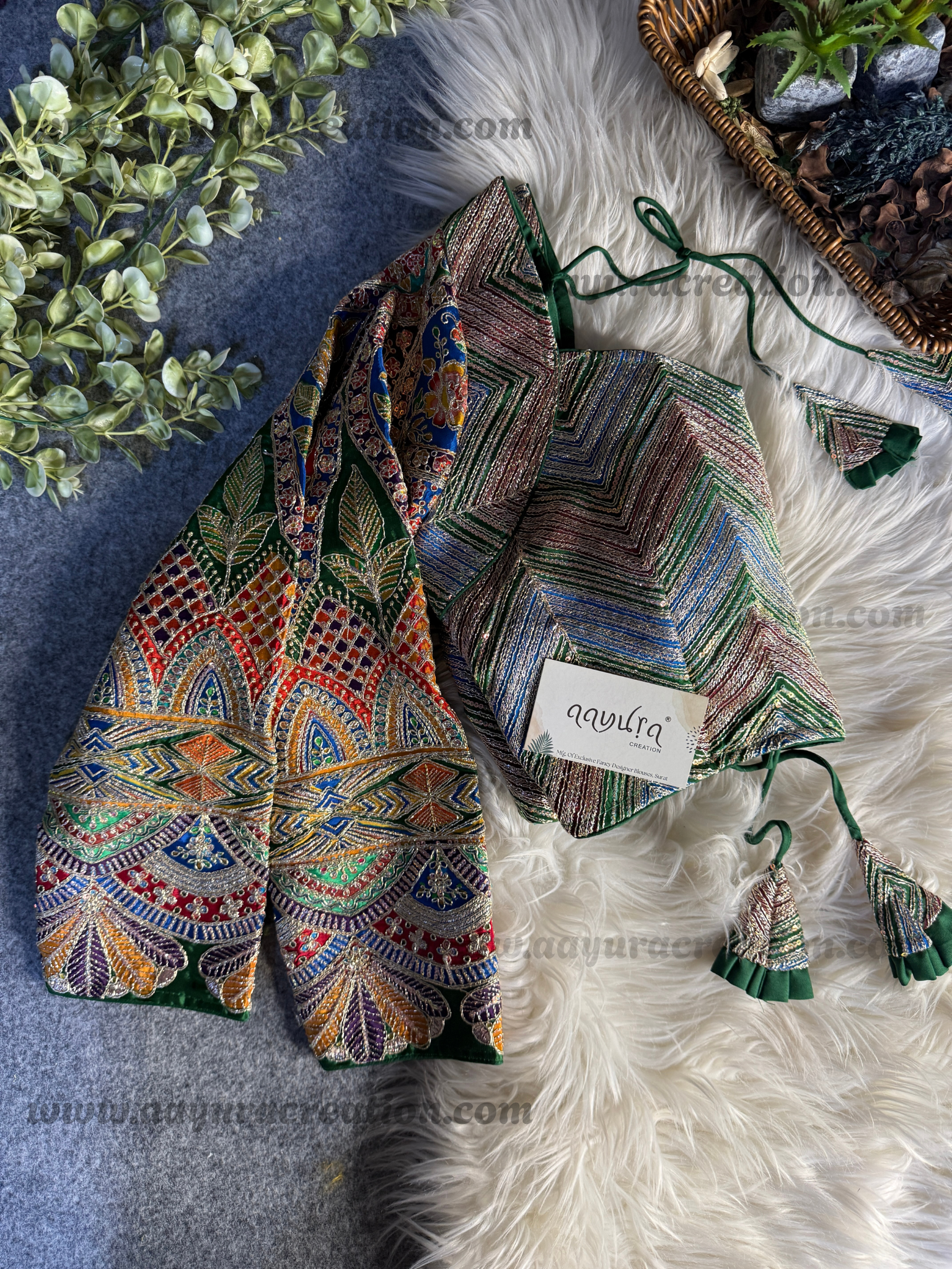 Majestic Crepe Bridal Blouse