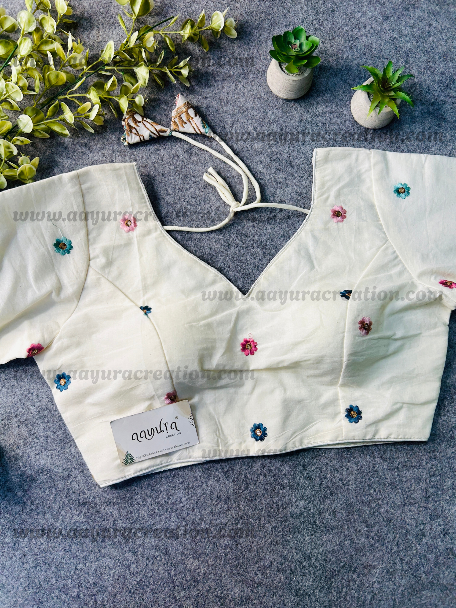 Embroidery Cotton Blouse