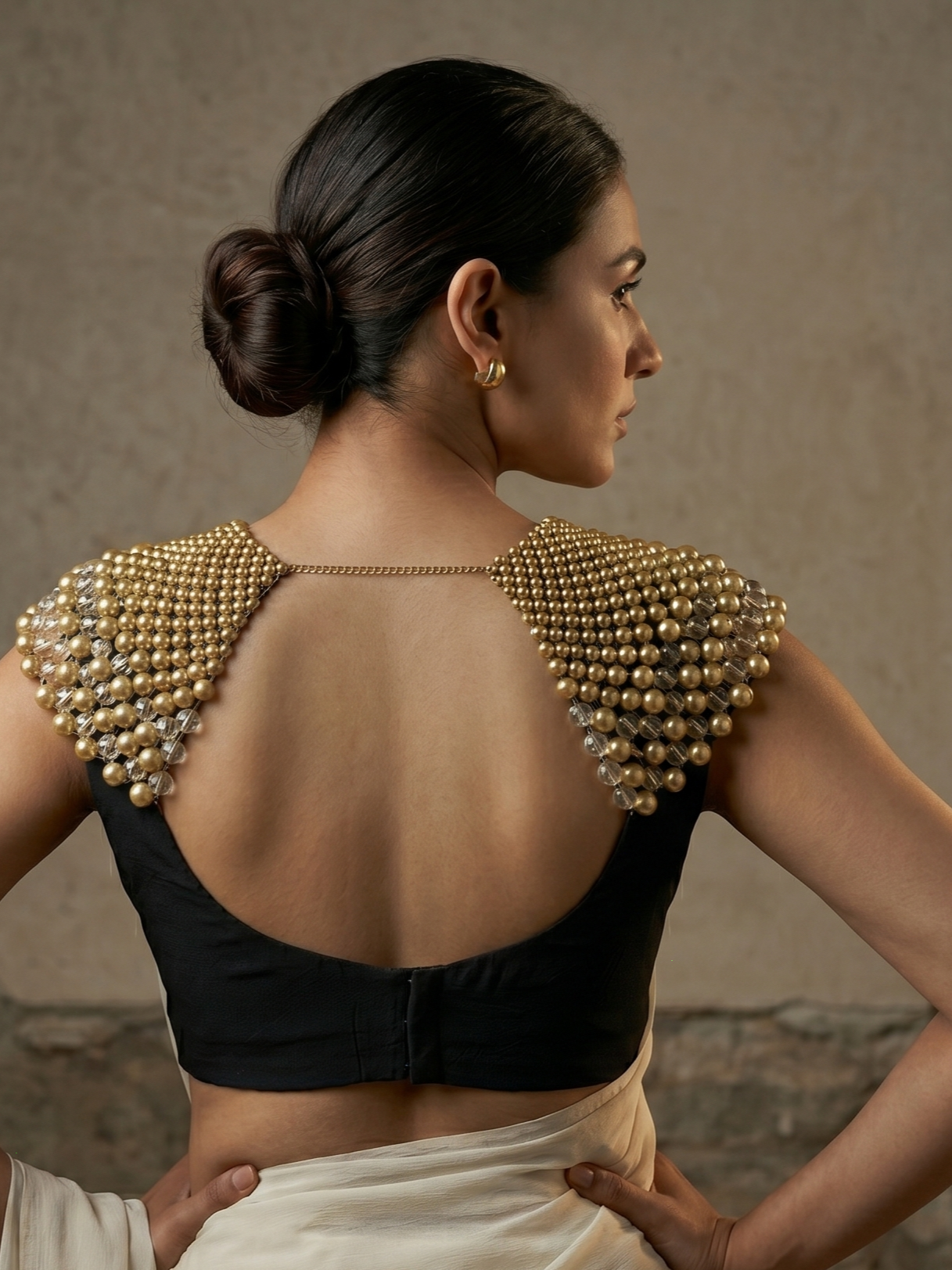 Luxury Moti Work Designer Kochi
