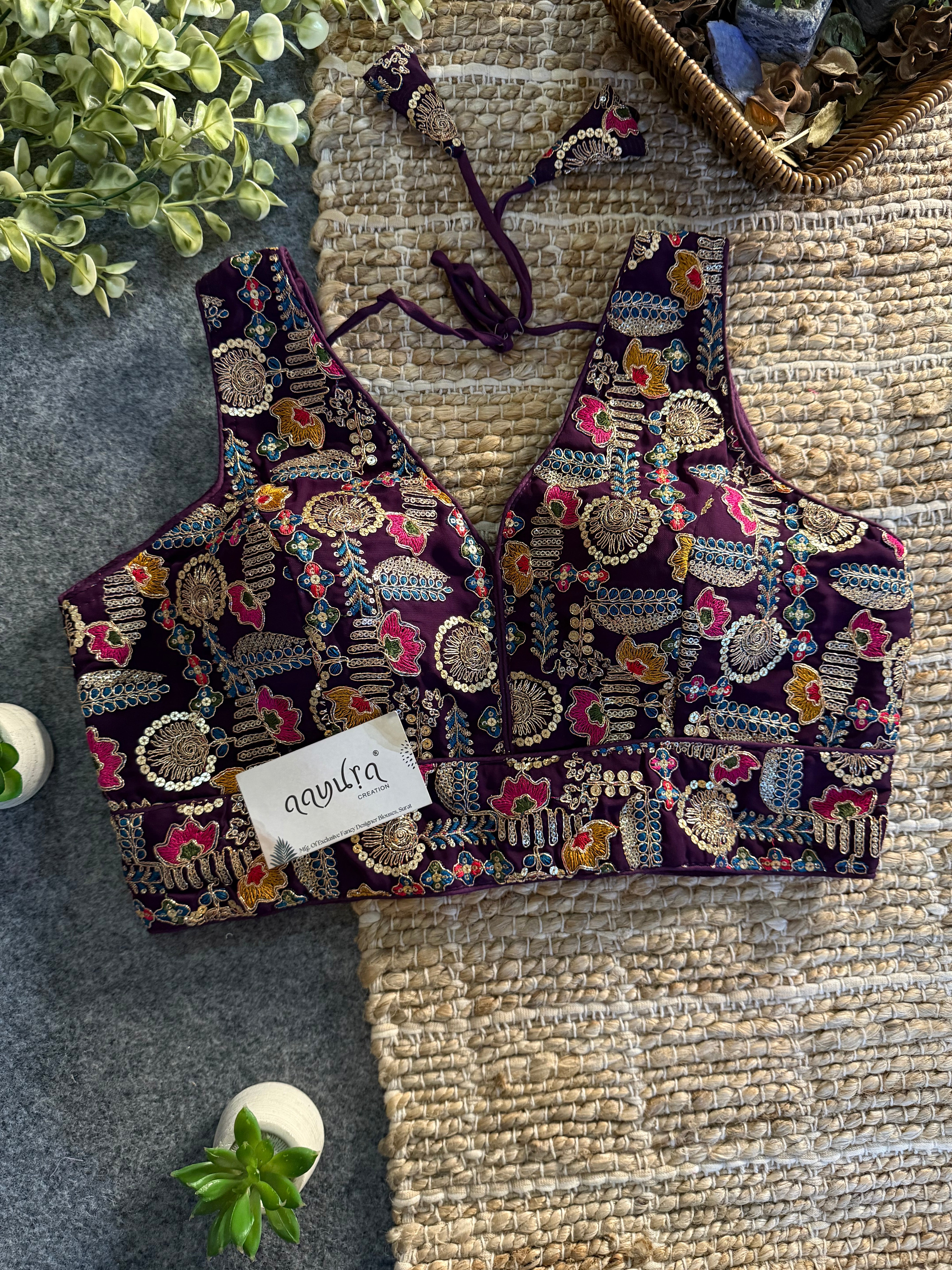 Embroidered Work Blouse